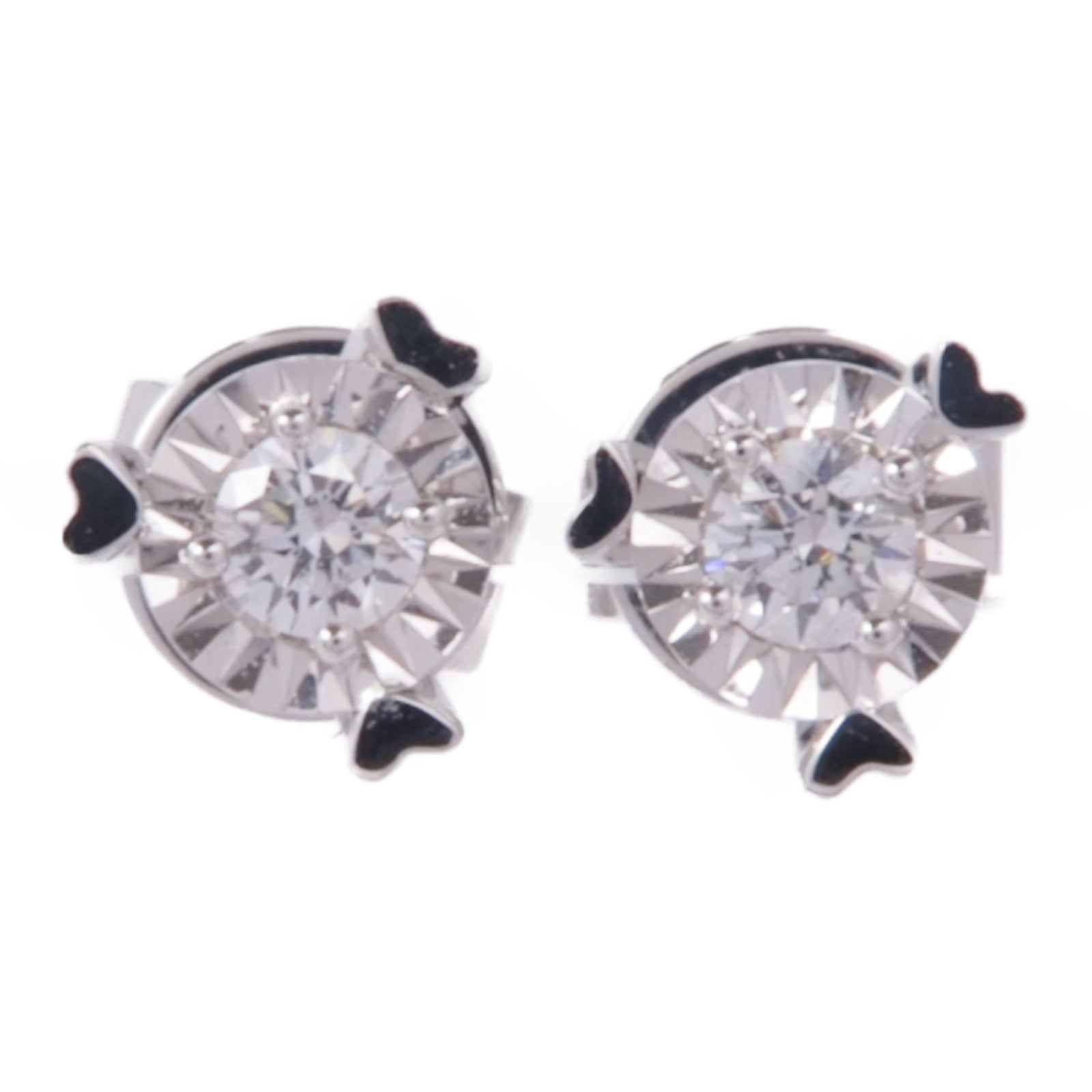 JEWELRY 18K白金Diamond Earrings鑽石耳環