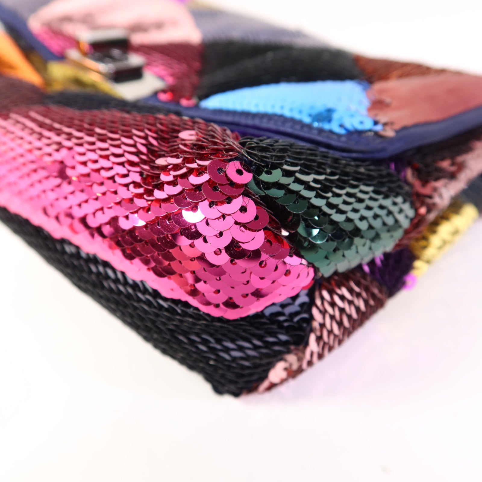 SELECTION 珠片Rover Vivian Chain Shoulder銀扣鏈帶肩背袋