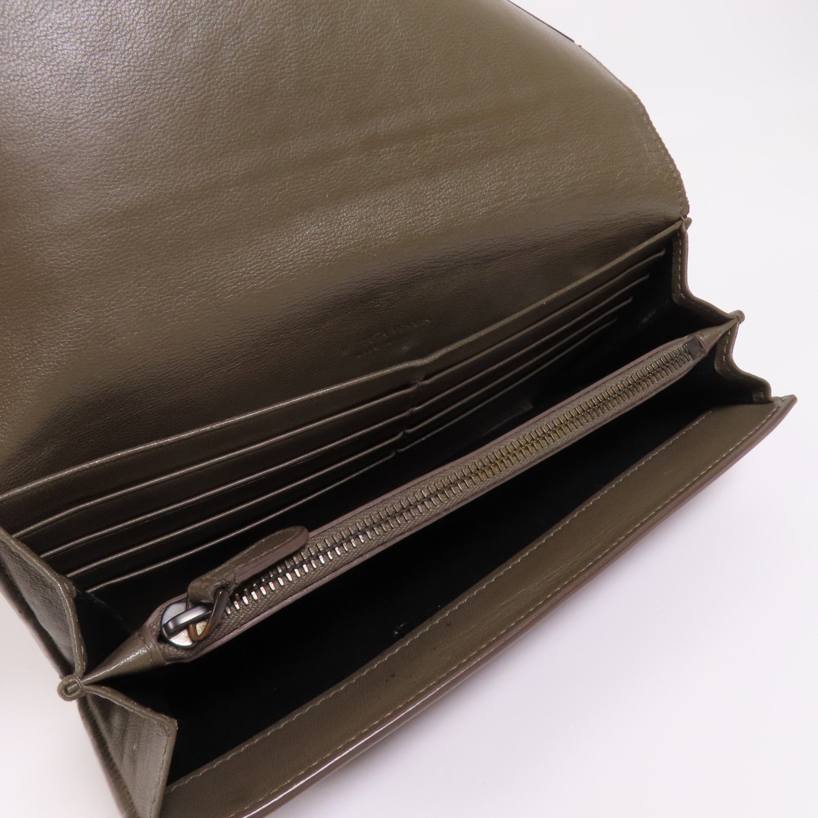 BOTTEGA VENETA 織紋皮革Long Wallet長錢包