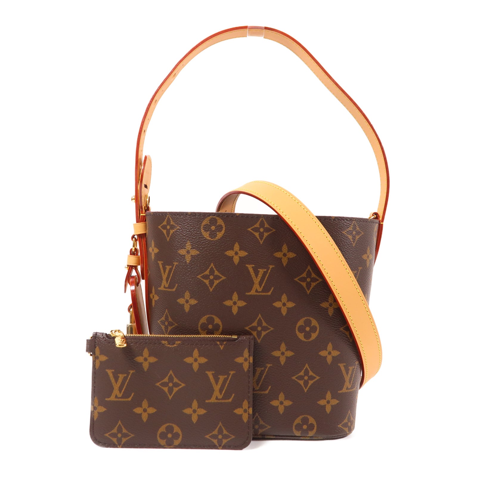 LOUIS VUITTON Monogram All In BB金扣手挽肩背兩用袋