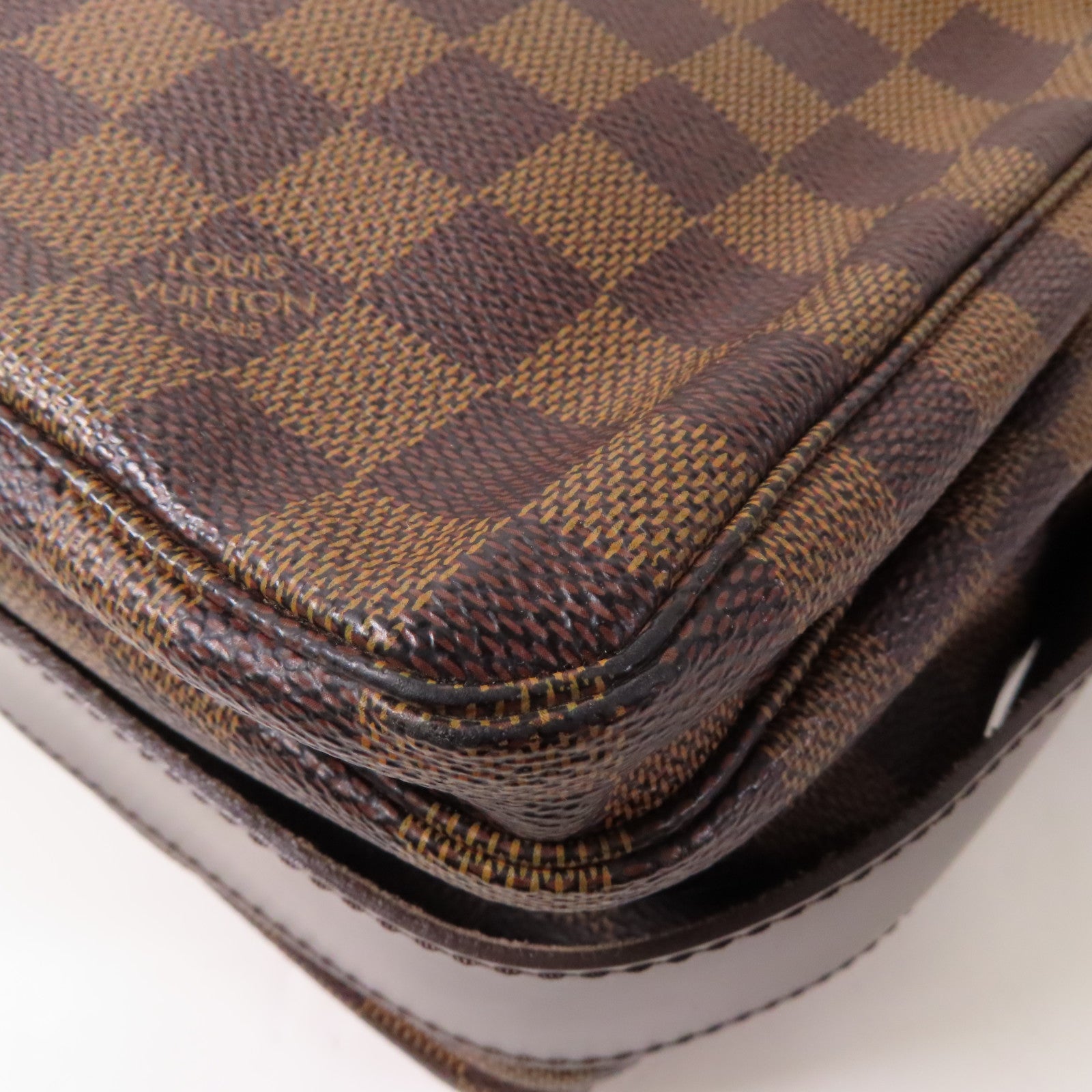LOUIS VUITTON Damier Naviglio金扣肩背袋
