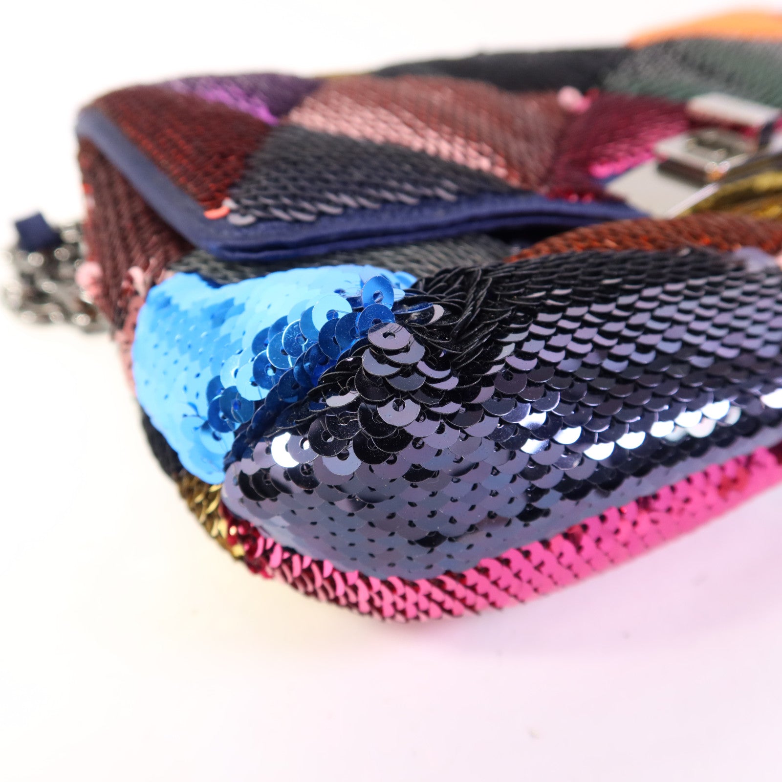 SELECTION 珠片Rover Vivian Chain Shoulder銀扣鏈帶肩背袋