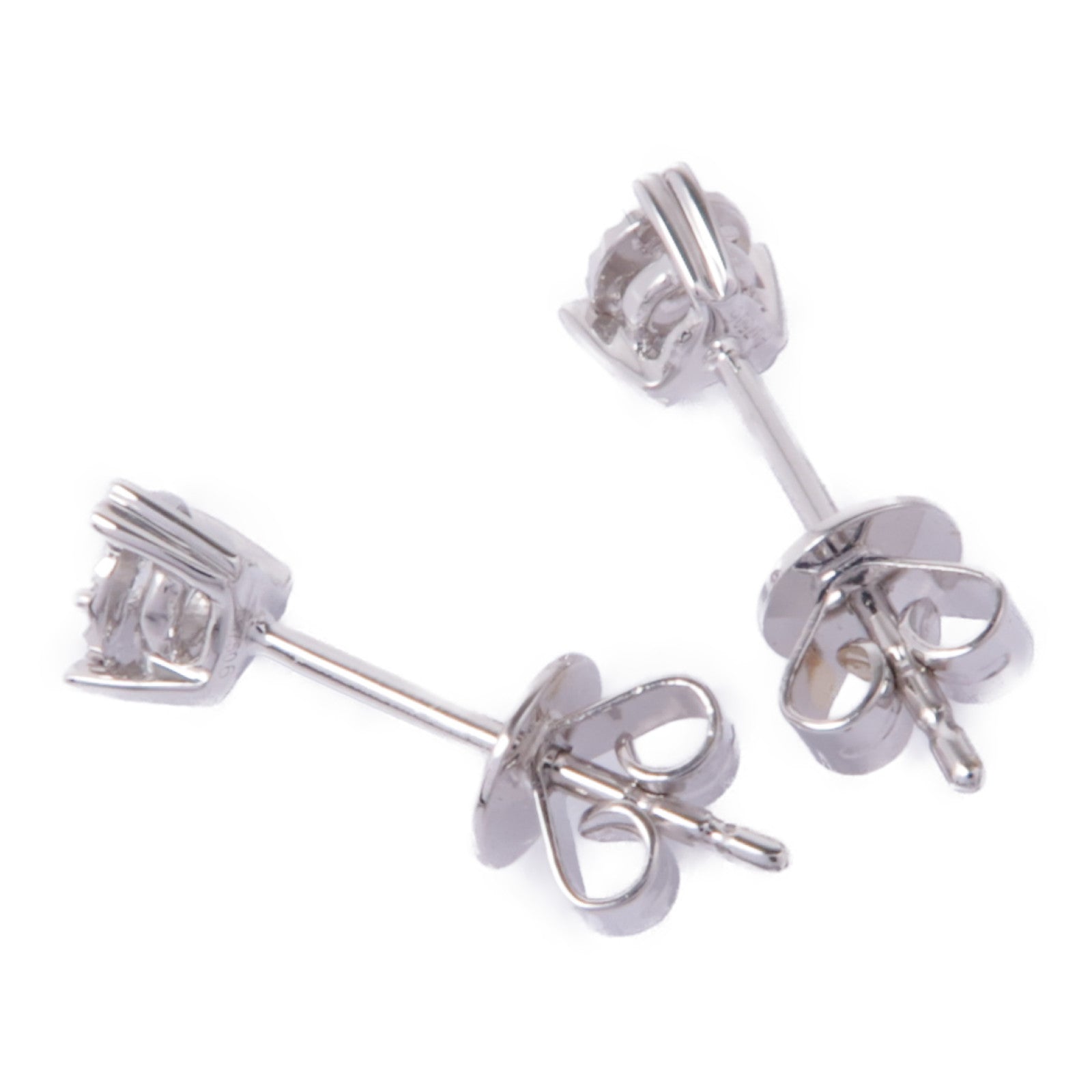 JEWELRY 18K白金Diamond Earrings鑽石耳環