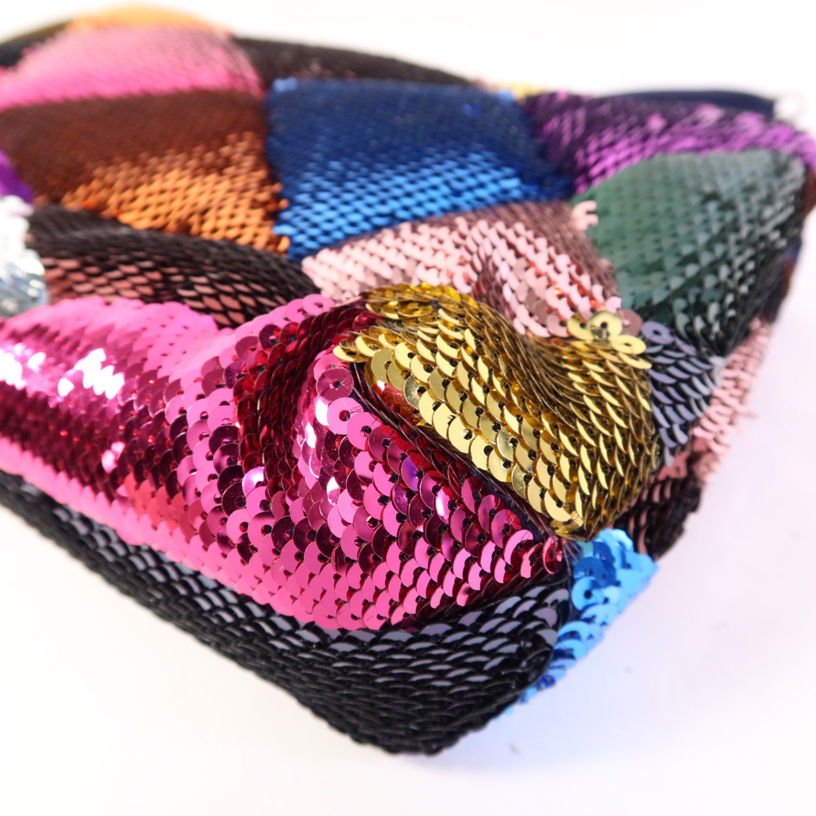 SELECTION 珠片Rover Vivian Chain Shoulder銀扣鏈帶肩背袋