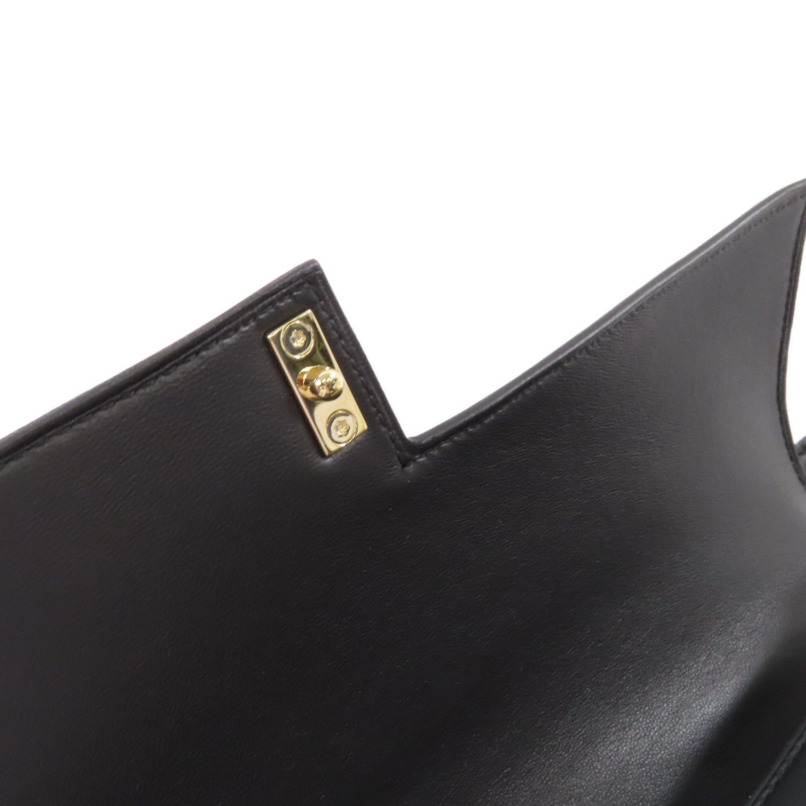 HERMES 【激減優惠】Swift皮革Verrou 23 Shoulder Bag金扣肩背袋Noir/黑色