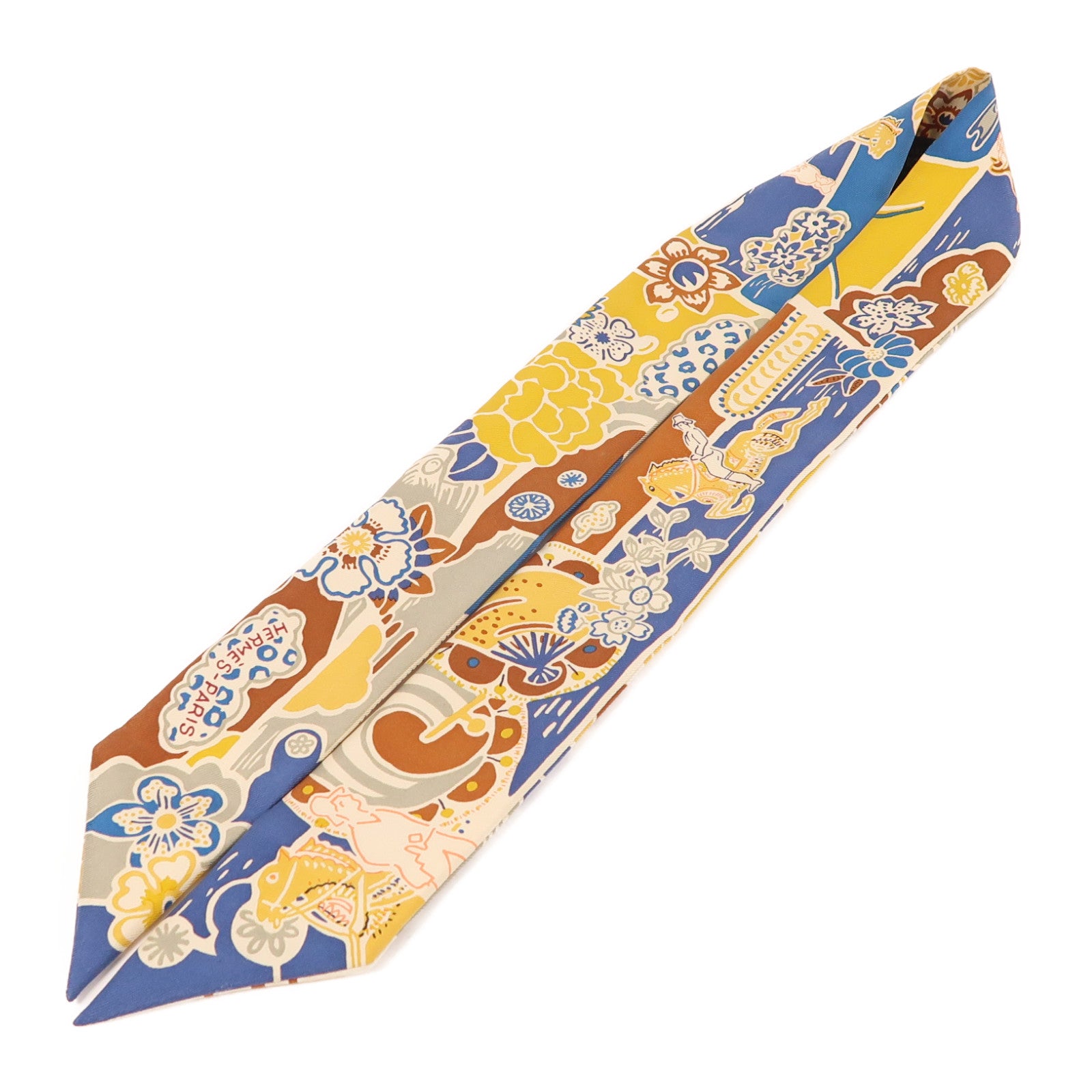 HERMES 絲質Twilly絲巾
