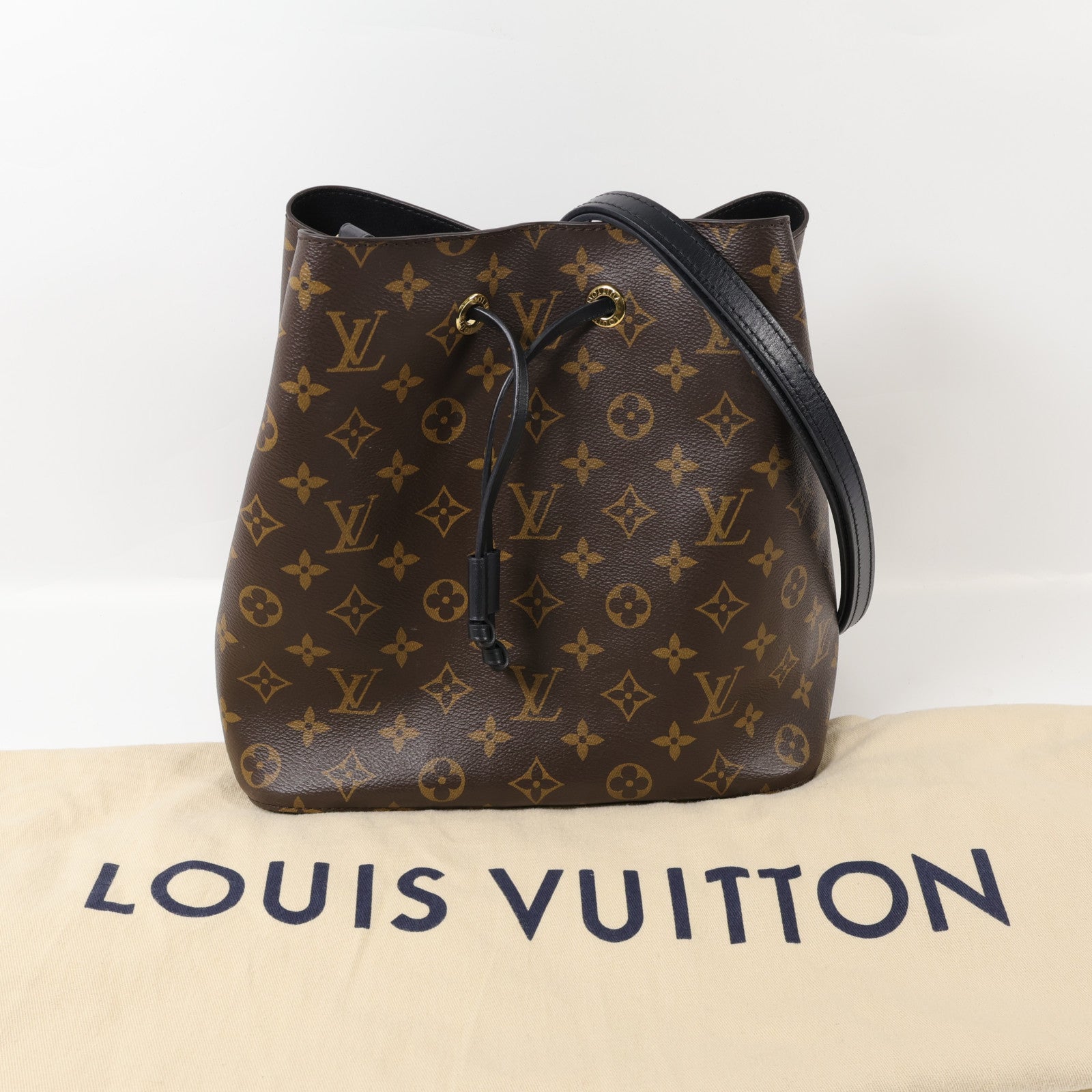 LOUIS VUITTON Monogram Neo Noe MM金扣肩背袋