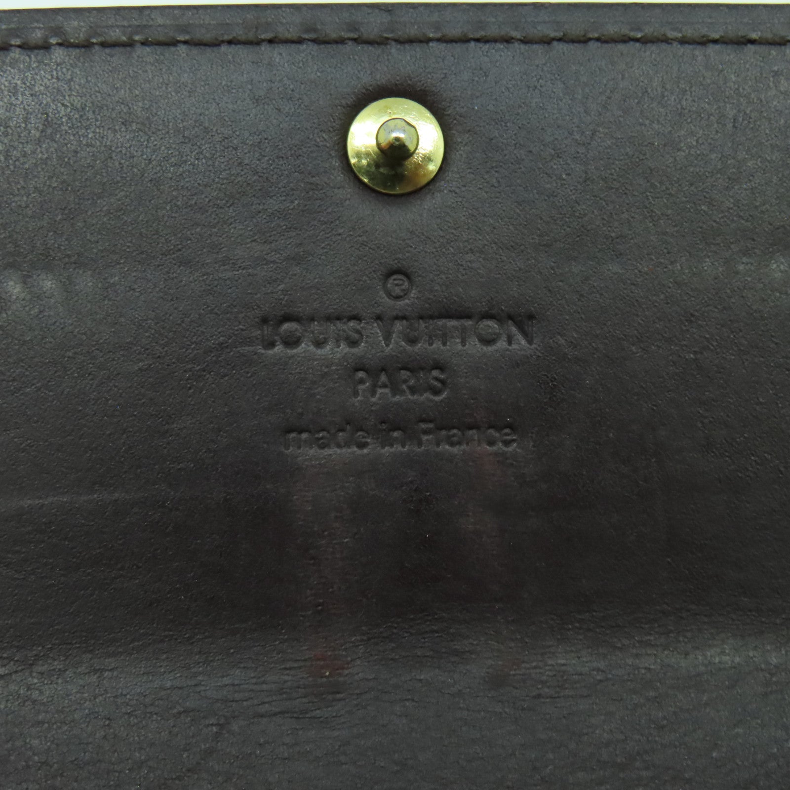 LOUIS VUITTON 【激減優惠】Monogram Vernis Portefeuille Sarah金扣長錢包酒紅色