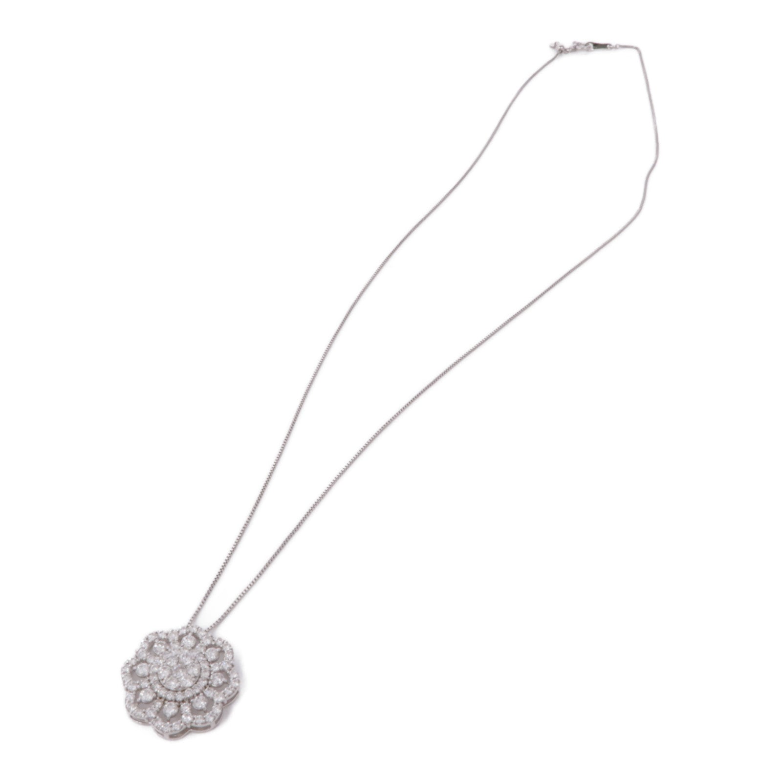 JEWELRY 18K白金Diamond Necklace鑽石項鍊