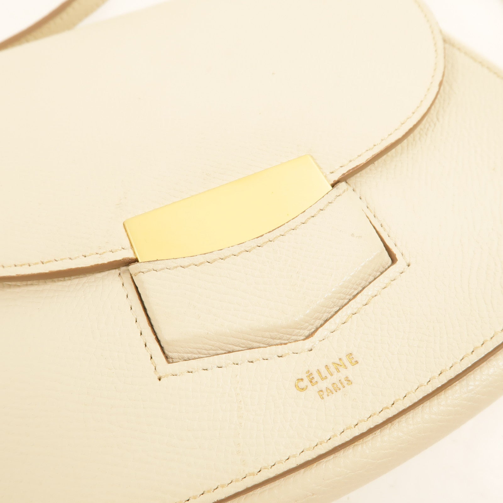 CELINE 牛皮皮革Trotteur Small肩背袋