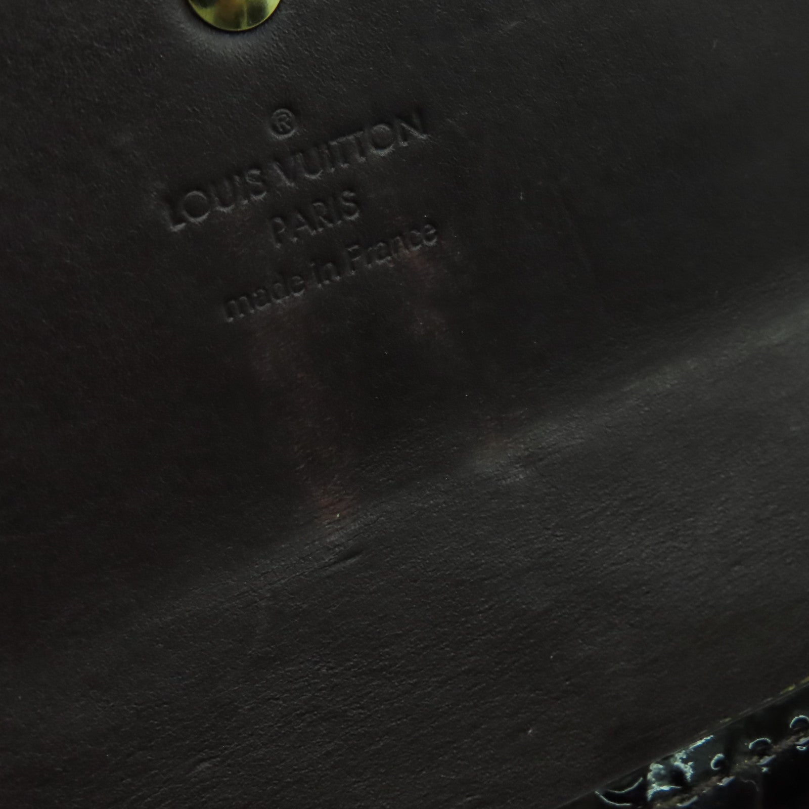 LOUIS VUITTON 【激減優惠】Monogram Vernis Portefeuille Sarah金扣長錢包酒紅色