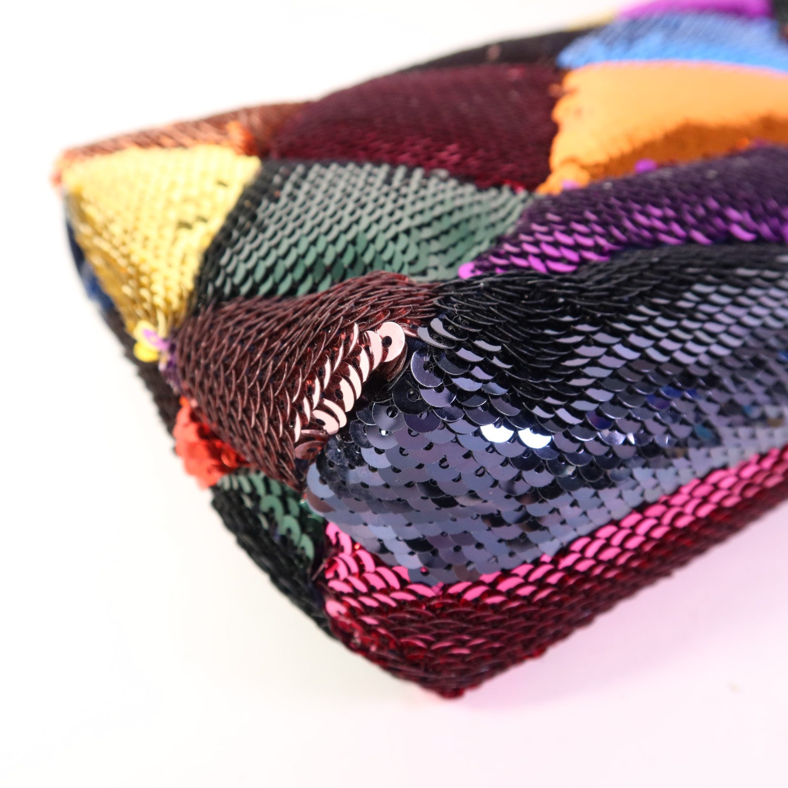 SELECTION 珠片Rover Vivian Chain Shoulder銀扣鏈帶肩背袋