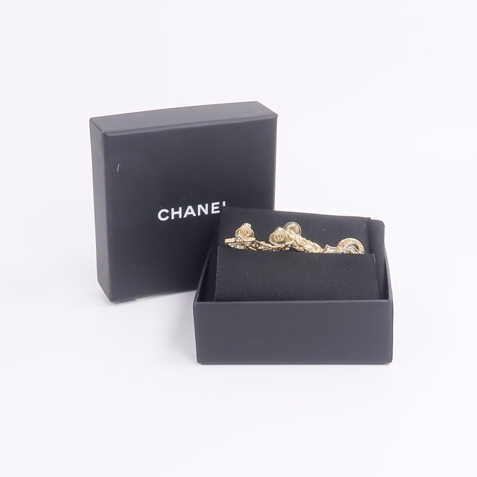 CHANEL 金屬Shooting Star CC Logo Ear Cuffs耳環