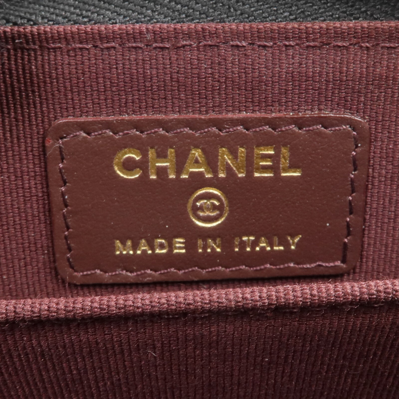 CHANEL 牛皮皮革Card/Coin Case金扣零錢包/卡片套