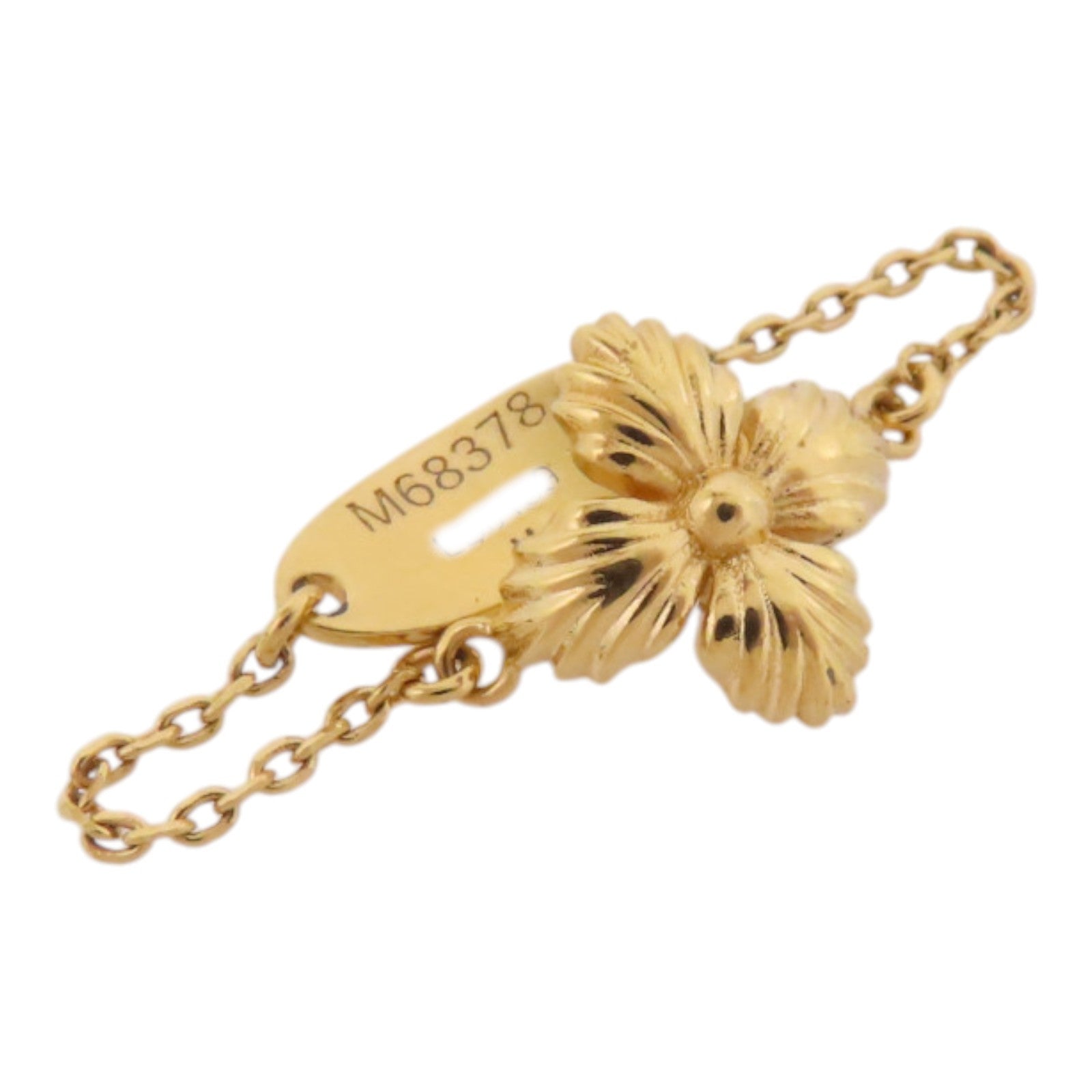 LOUIS VUITTON 金屬/水鑽Burg/Blooming/Strass Ring戒指US#7.5/US#9