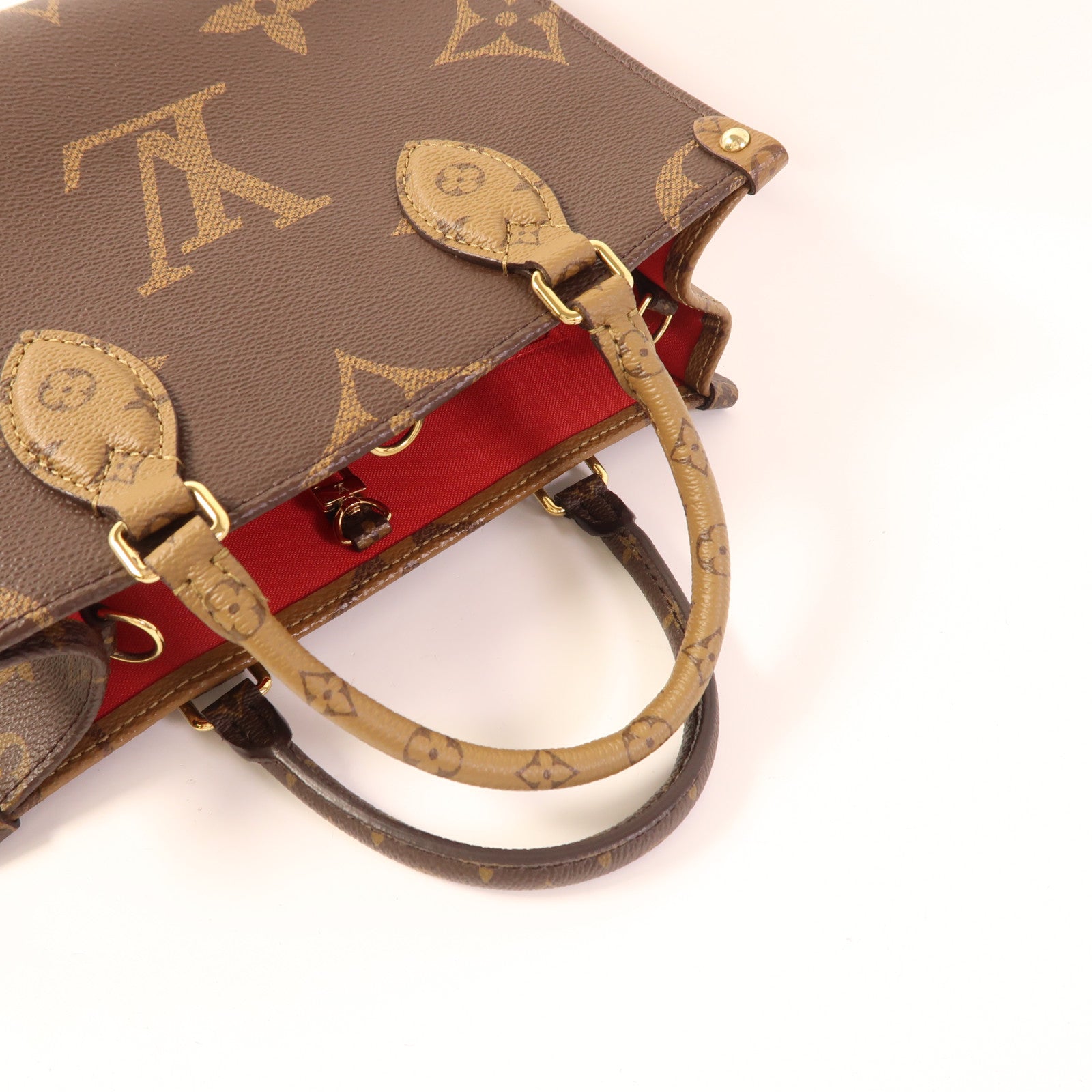 LOUIS VUITTON LV GHW On The Go PM 2 Way Bag M46373 Monogram Giant Brown