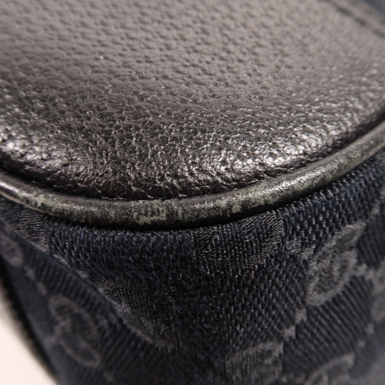 GUCCI 帆布Tote Bag銀扣肩背袋