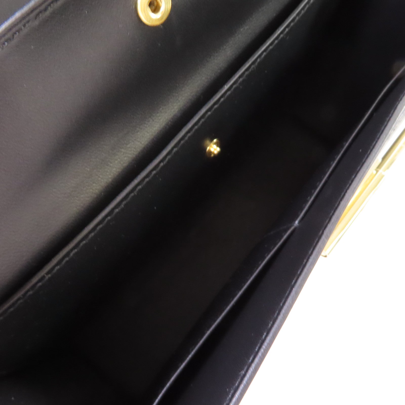 HERMES 【激減優惠】Swift皮革Verrou 23 Shoulder Bag金扣肩背袋Noir/黑色