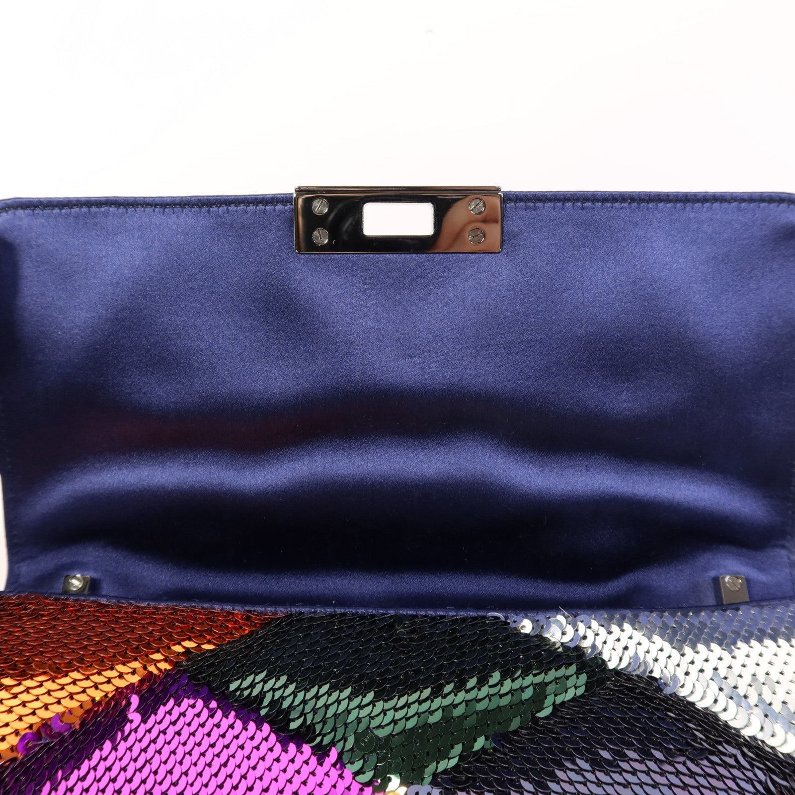 SELECTION 珠片Rover Vivian Chain Shoulder銀扣鏈帶肩背袋