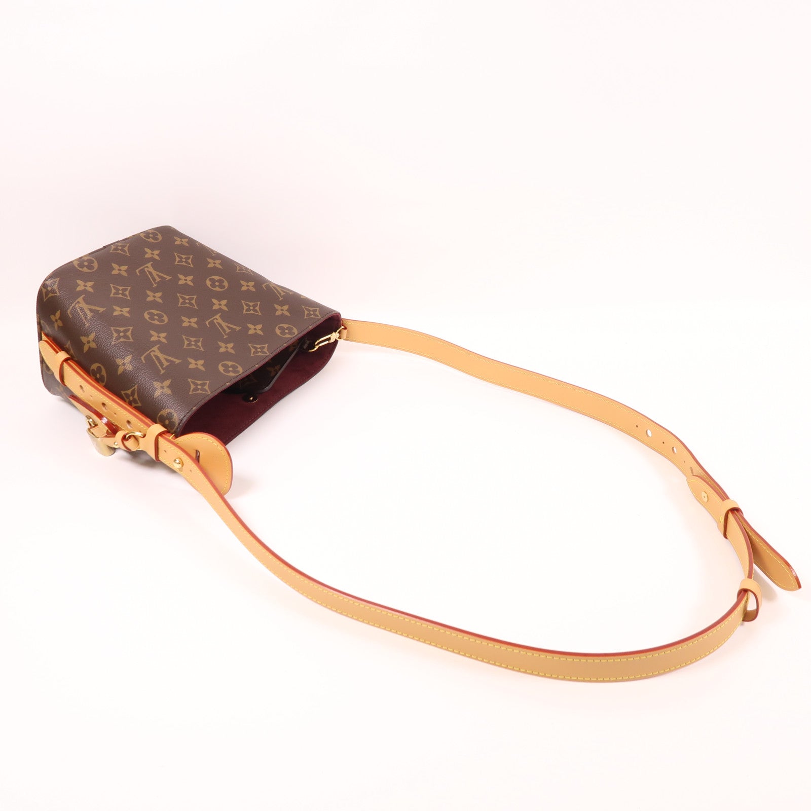 LOUIS VUITTON Monogram All In BB金扣手挽肩背兩用袋