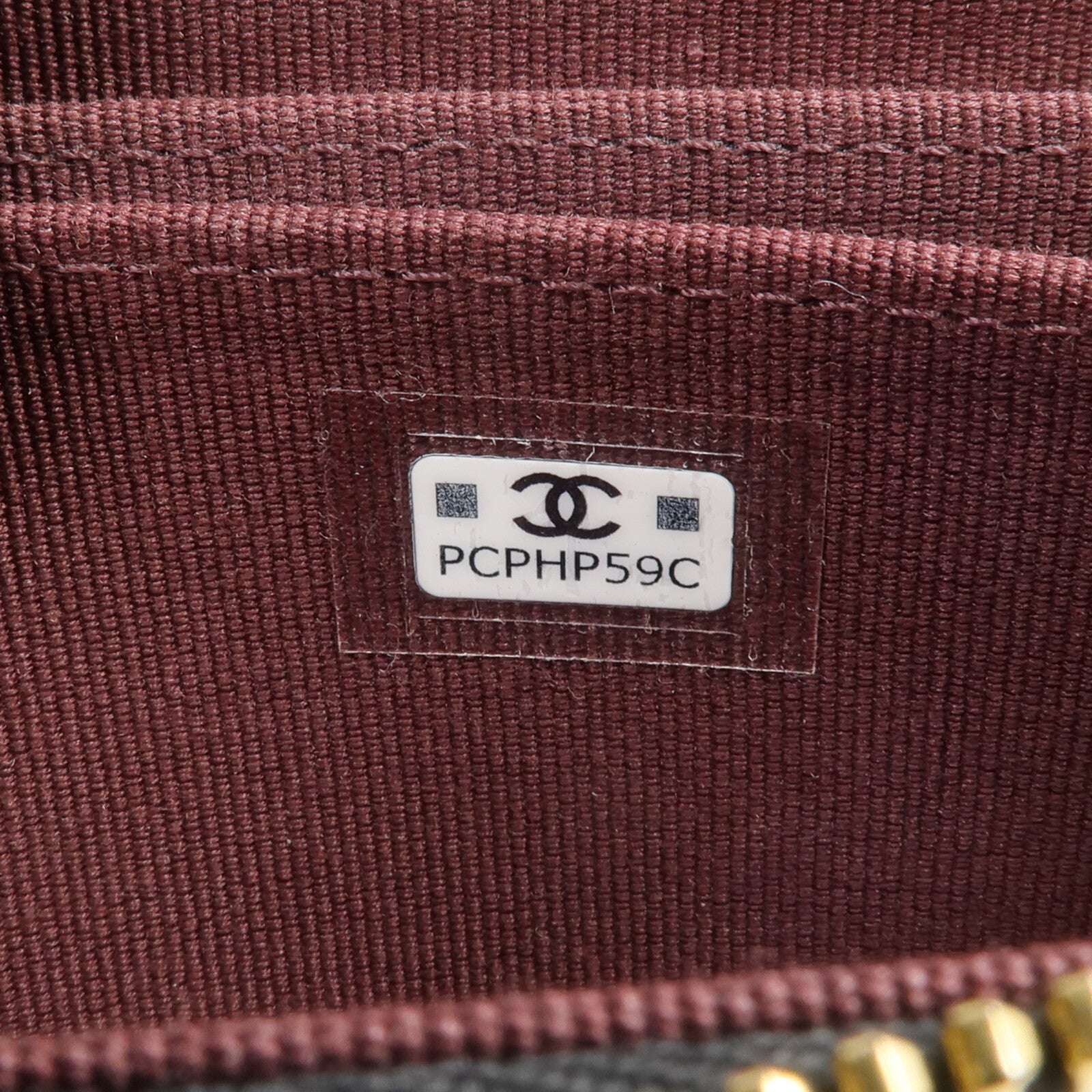 CHANEL 牛皮皮革Card/Coin Case金扣零錢包/卡片套