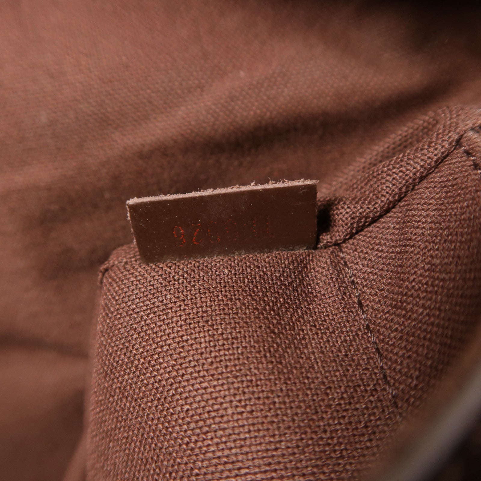 LOUIS VUITTON Damier Naviglio金扣肩背袋棕色