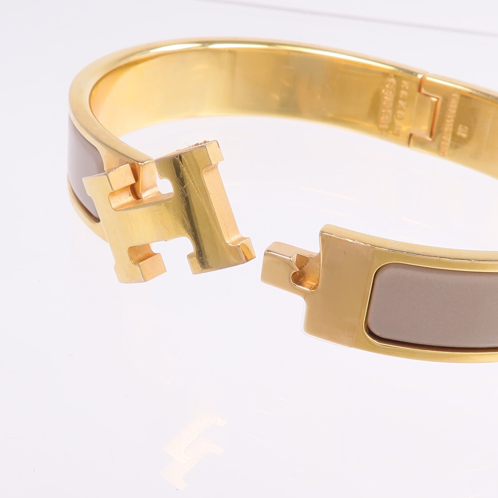 HERMES 金屬Clic H琺瑯手鐲