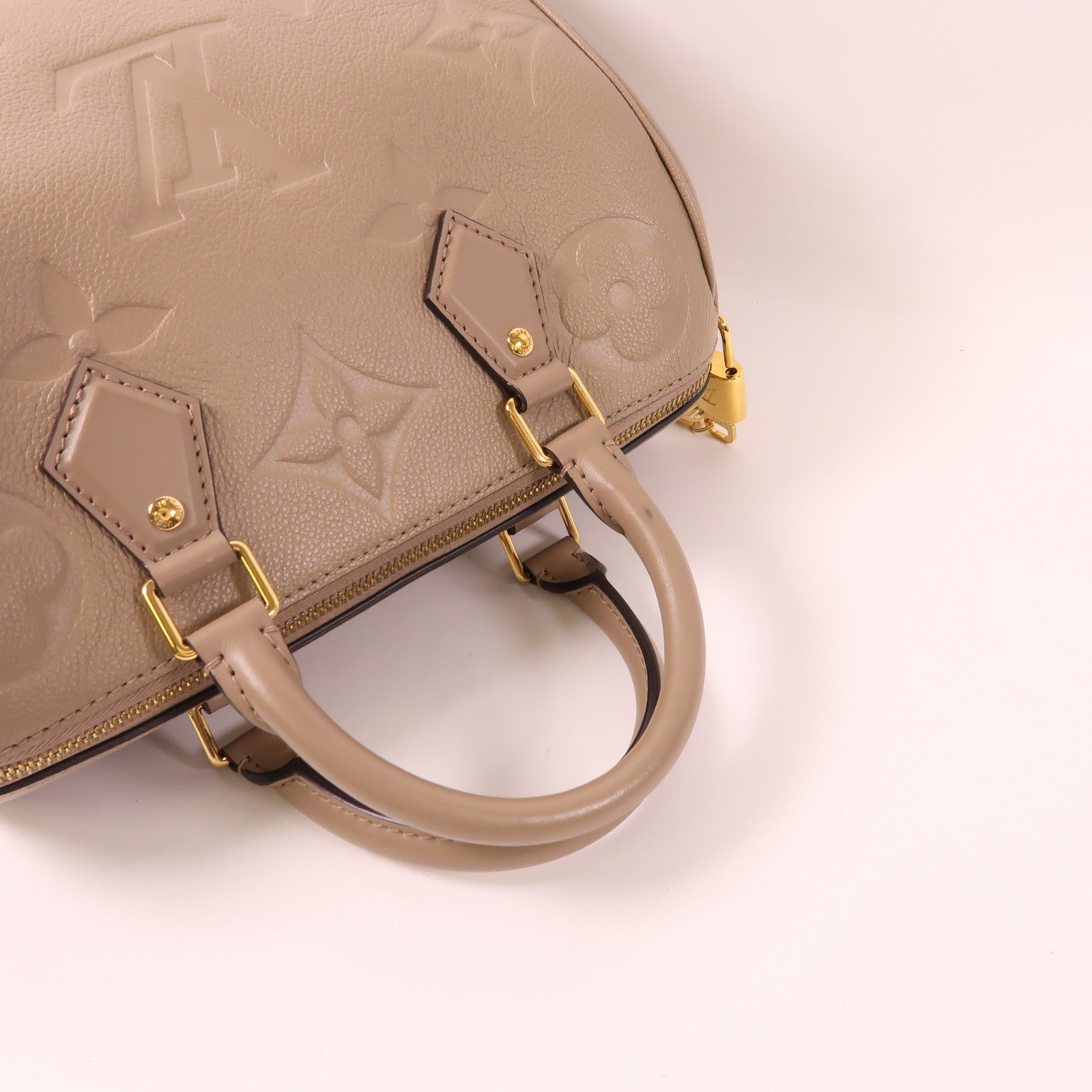 LOUIS VUITTON Monogram Empreinte Speedy Bandouliere 25金扣手挽肩背兩用袋