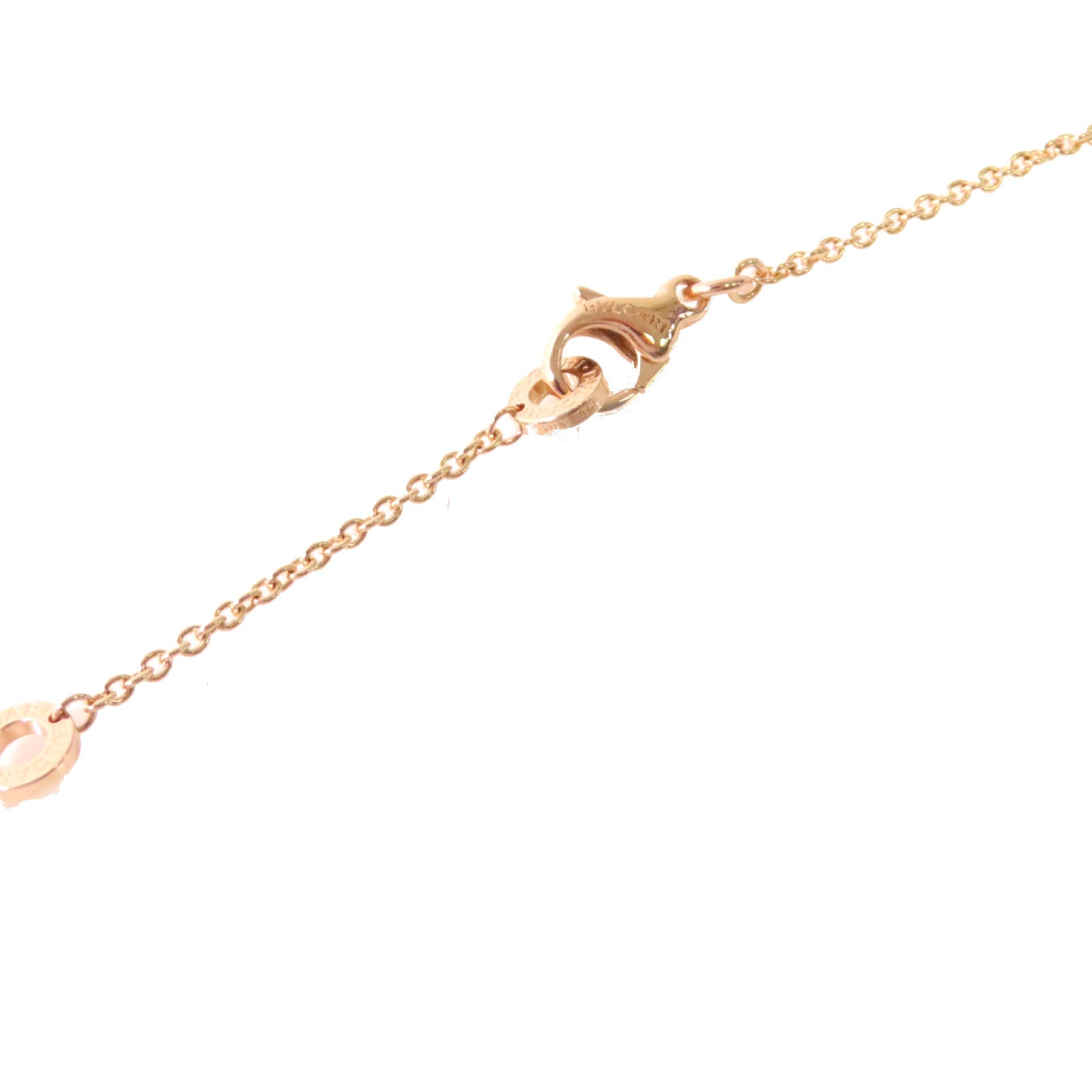 BVLGARI 18K玫瑰金/陶瓷B-Zero 1 Necklace金扣項鍊