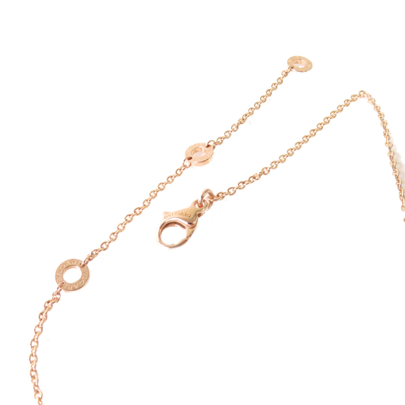 BVLGARI 18K玫瑰金/陶瓷B-Zero 1 Necklace金扣項鍊