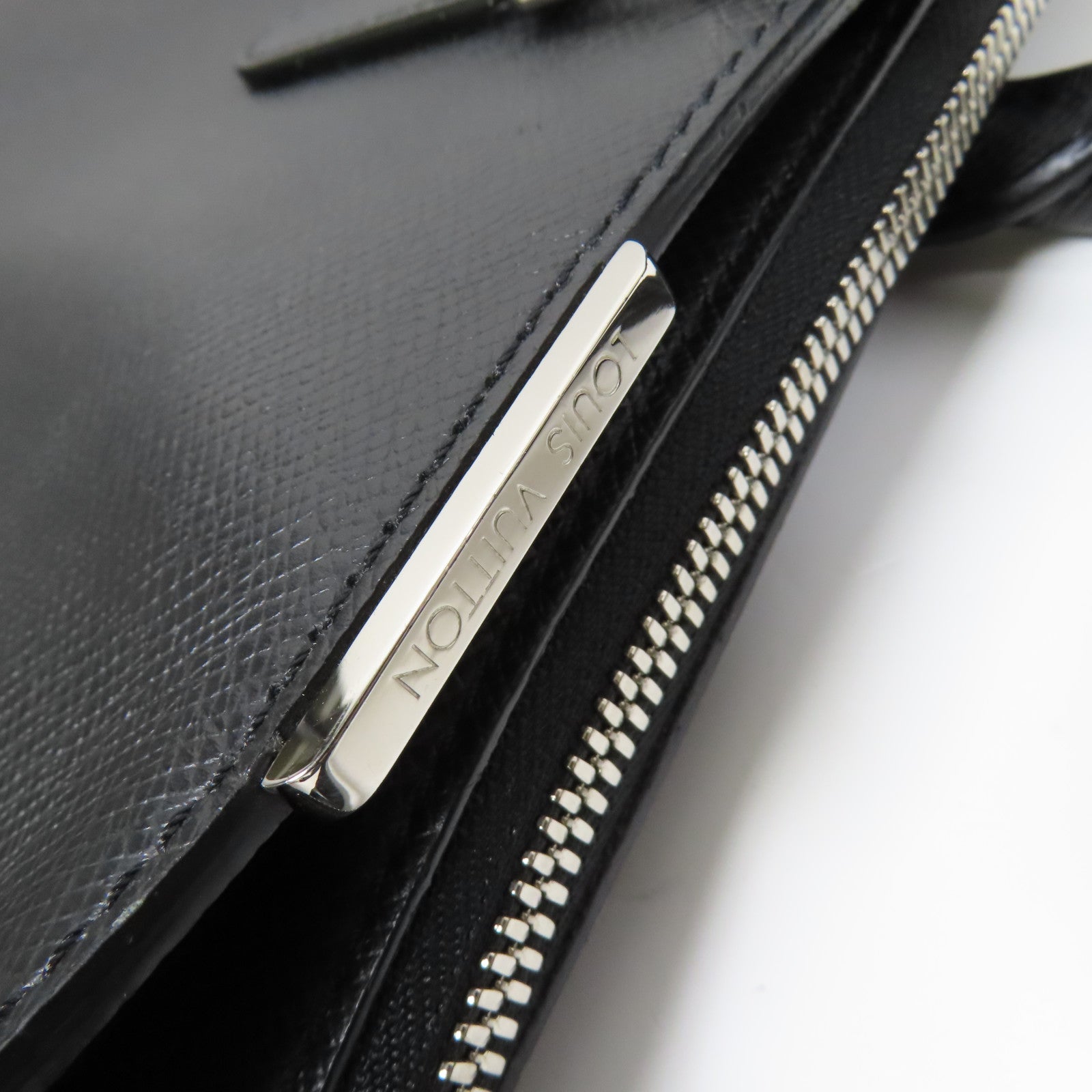 LOUIS VUITTON Tiga皮革Briefcase銀扣手挽肩背兩用袋