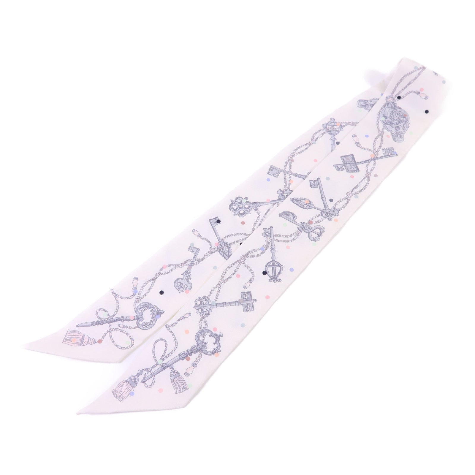 HERMES 絲質Twilly絲巾