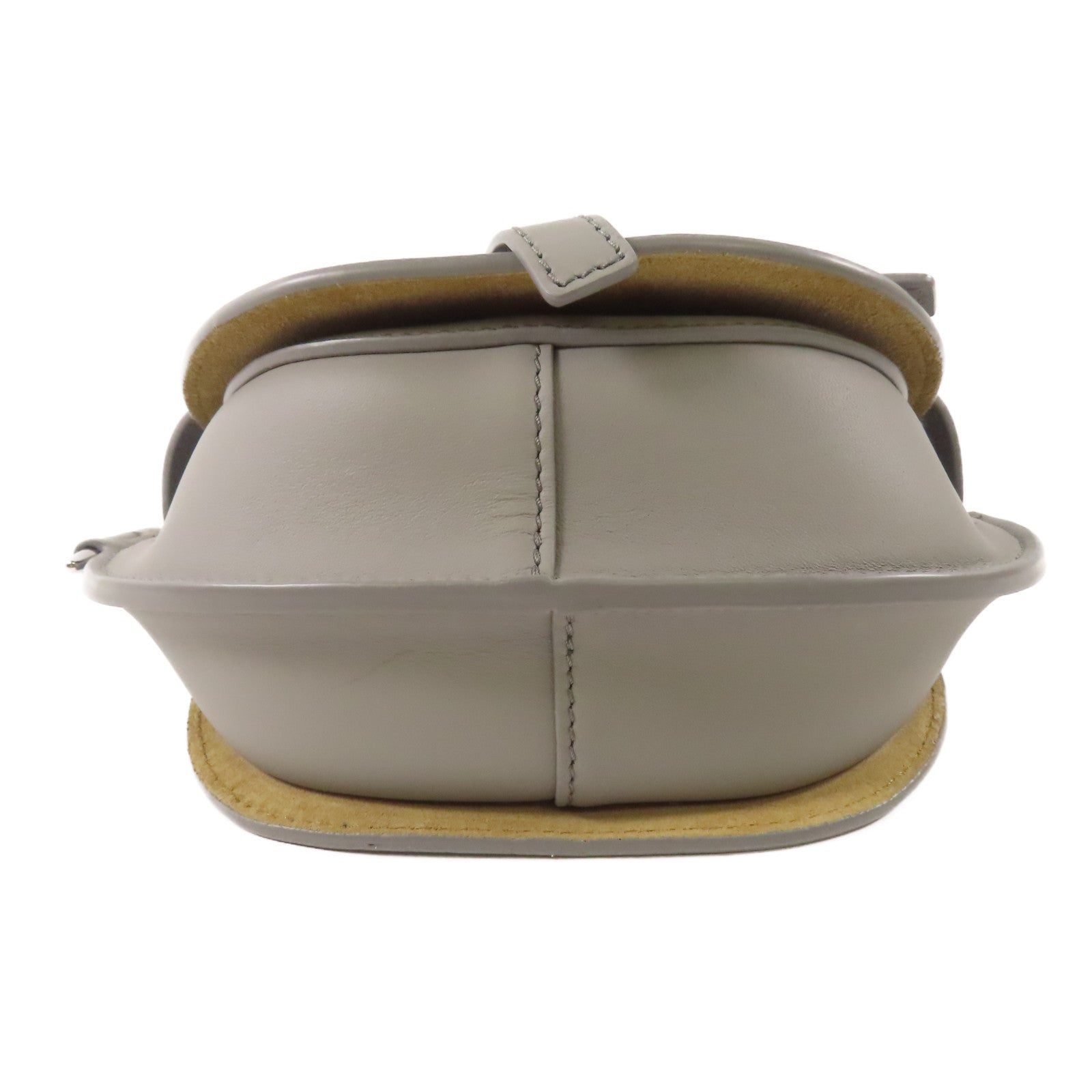 LOEWE 牛皮皮革Mini Gate Dual Bag銀扣肩背袋