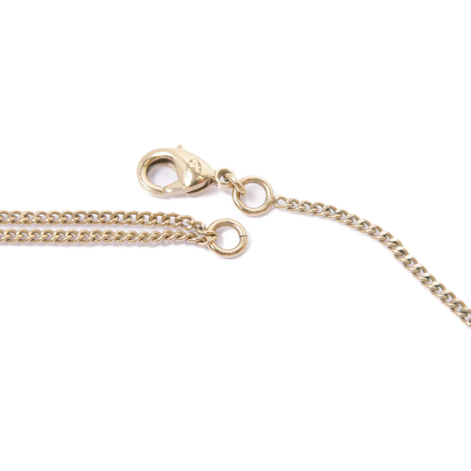 CHANEL PVC/金屬Necklace項鍊黑色/白色/金色