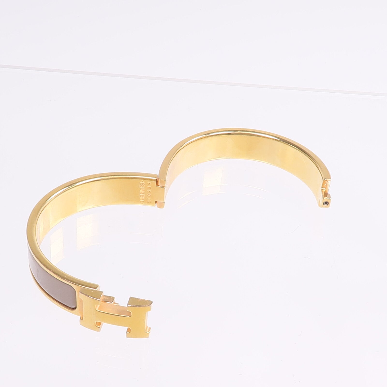 HERMES 金屬Clic H琺瑯手鐲