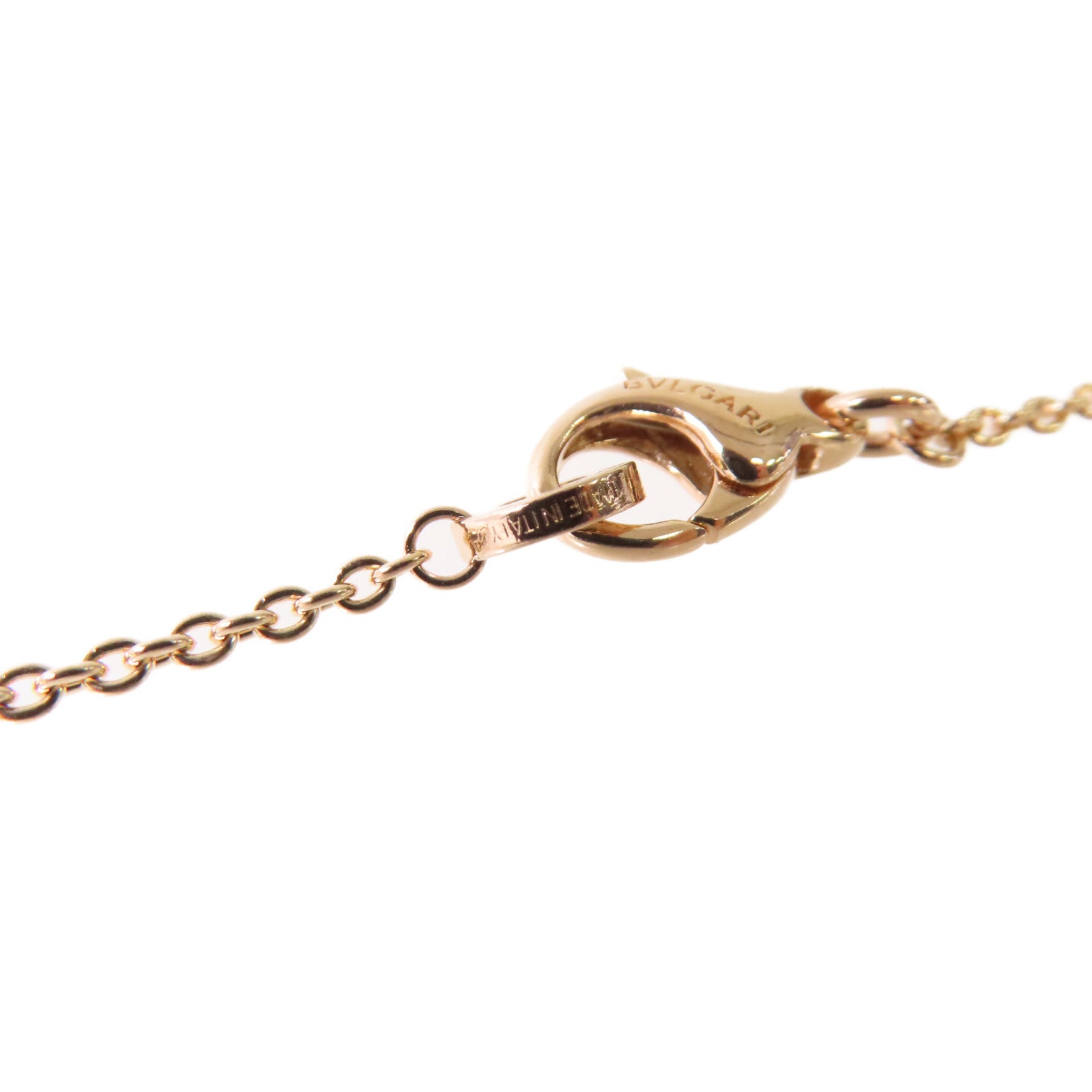 BVLGARI 18K玫瑰金/陶瓷B-Zero 1 Necklace金扣項鍊