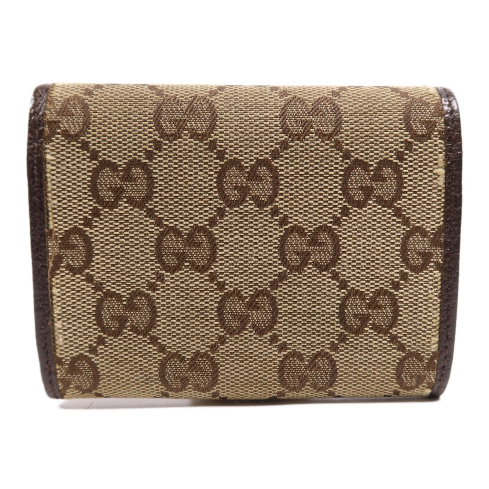 GUCCI 帆布Card Case銀扣卡片套