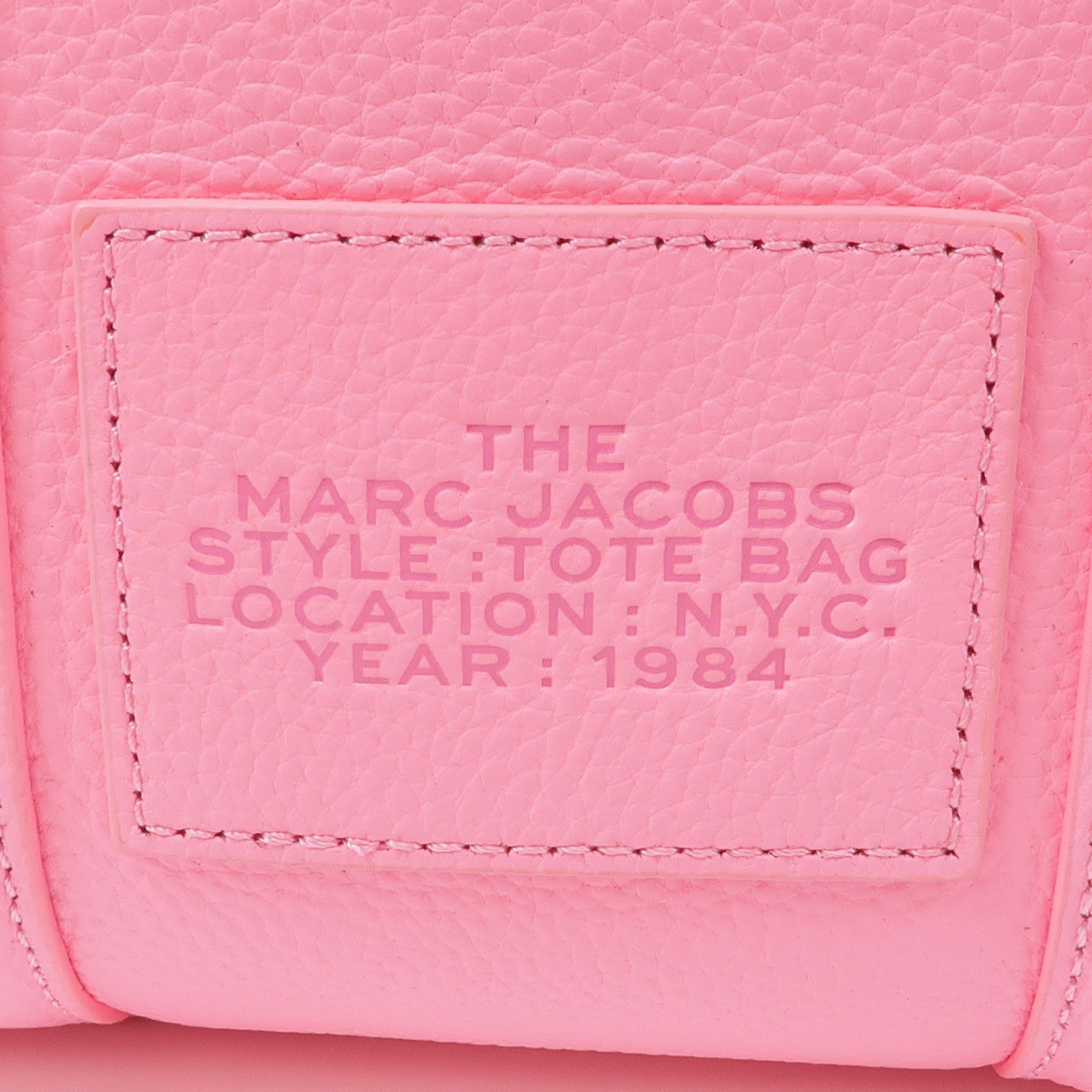 MARC JACOBS 牛皮皮革2 Way Shoulder銀扣手挽肩背兩用袋