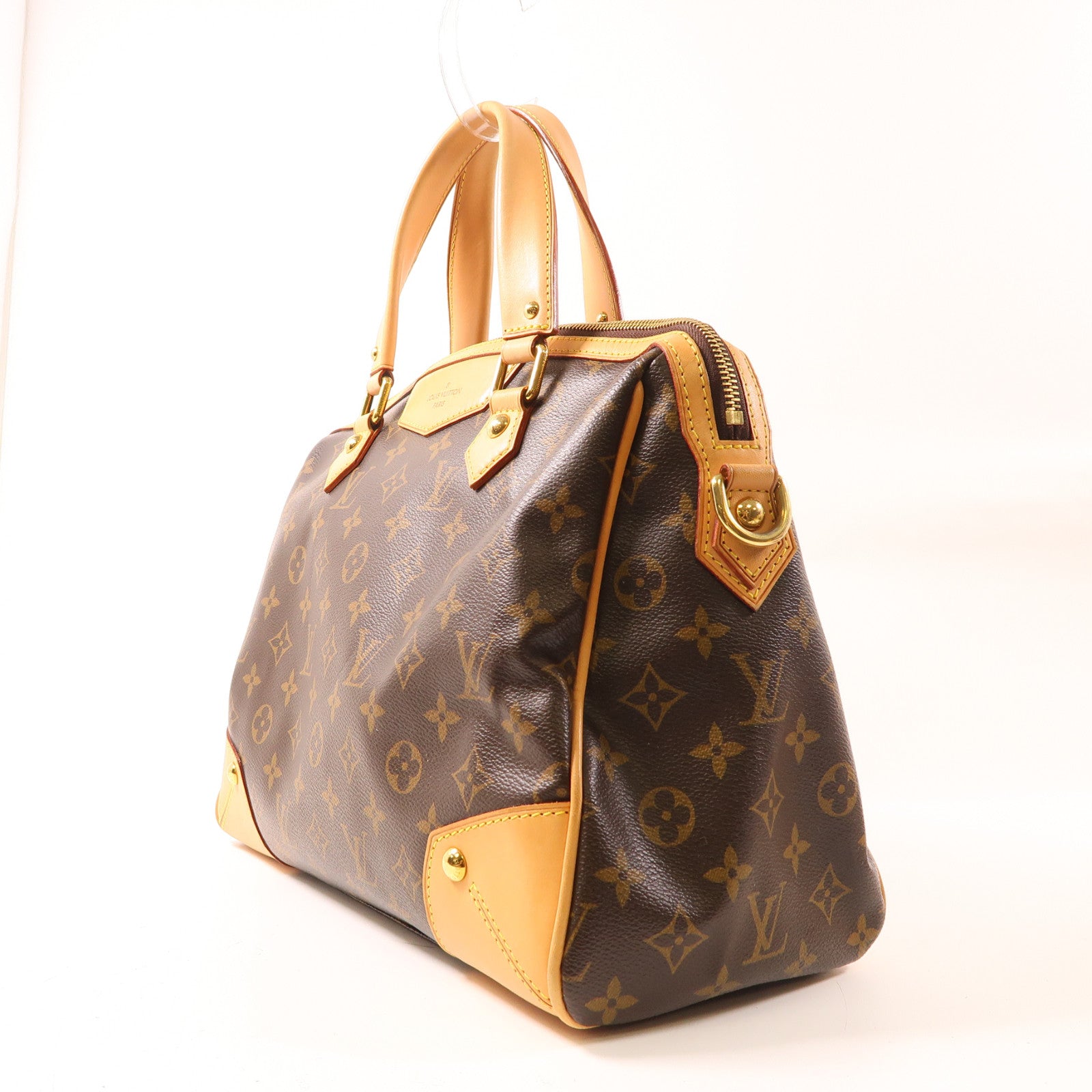LOUIS VUITTON Monogram Retiro金扣手挽肩背兩用袋啡色