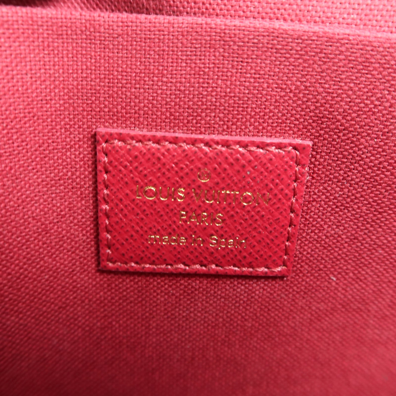 LOUIS VUITTON Monogram Pochette Felicie金扣鏈帶肩背袋