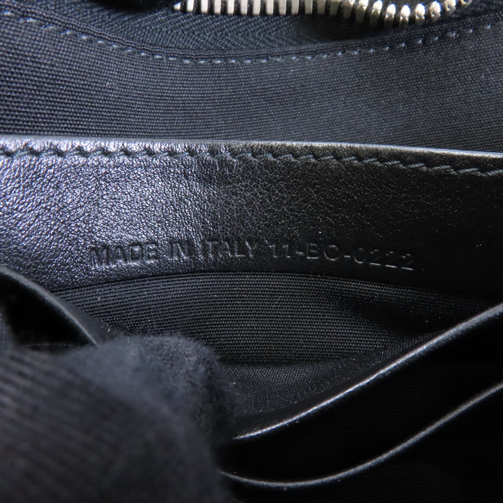 Dior 【激減優惠】牛皮皮革Shoulder Bag銀扣肩背袋黑色