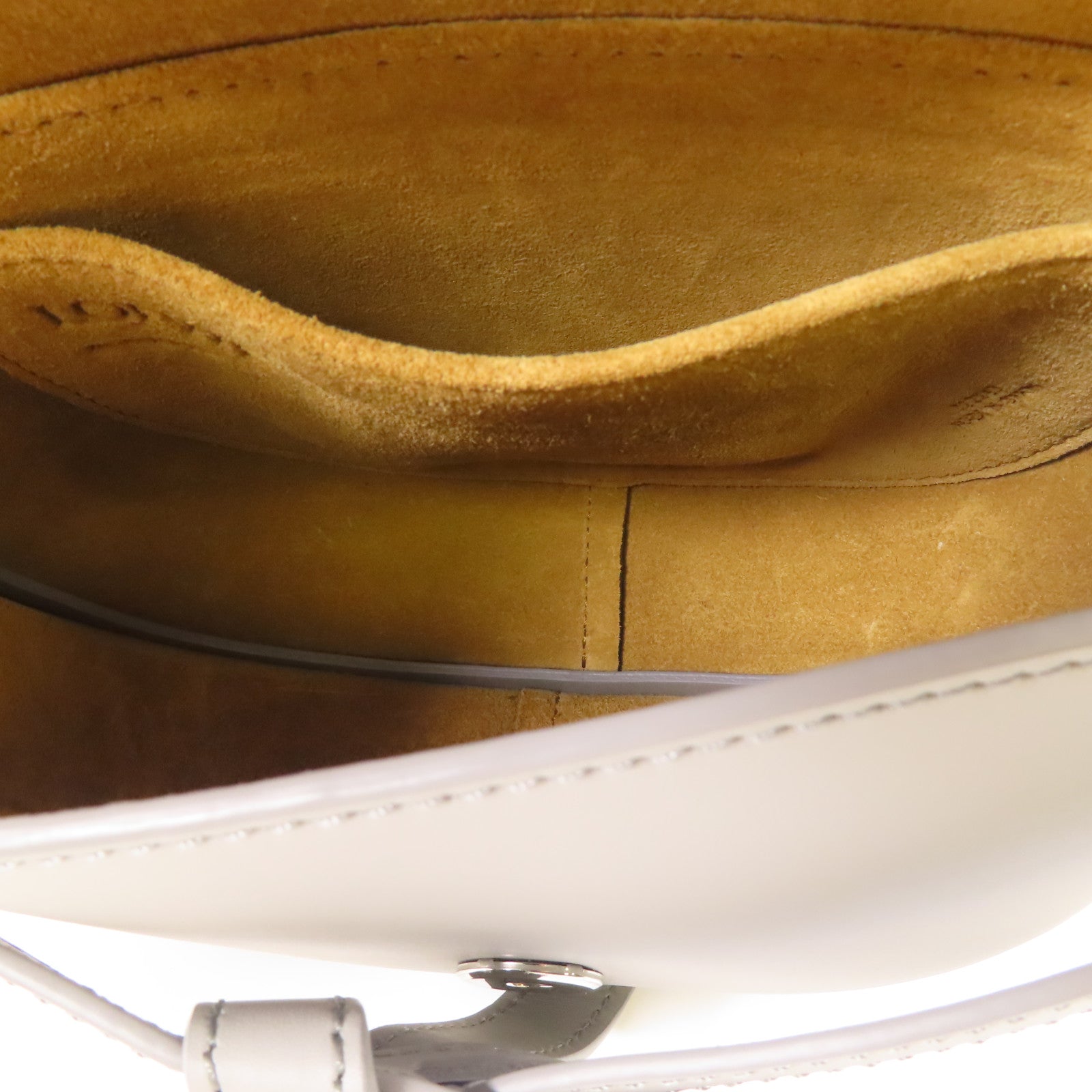 LOEWE 牛皮皮革Mini Gate Dual Bag銀扣肩背袋