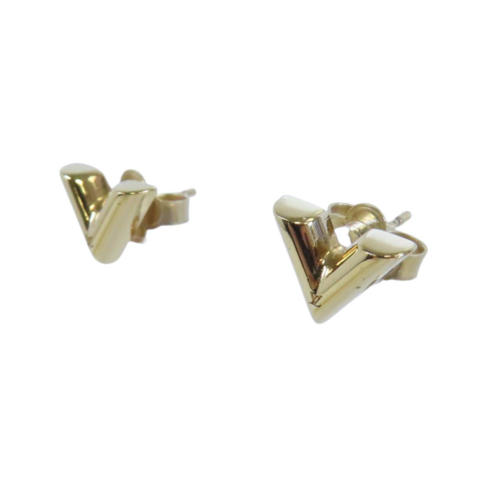 LOUIS VUITTON 金屬Essential V Earrings金扣耳環