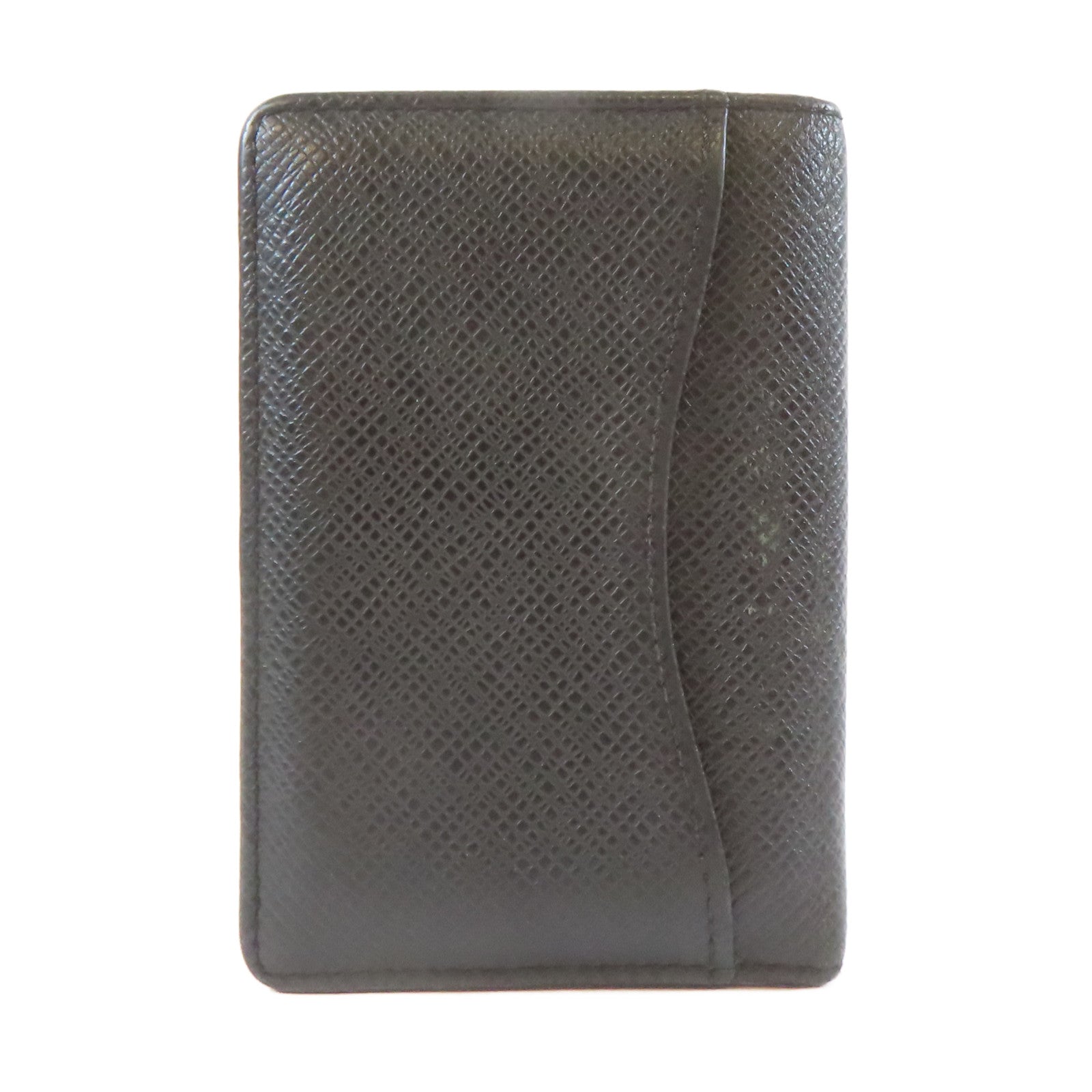 LOUIS VUITTON 【激減優惠】Taiga Card Case卡片套黑色