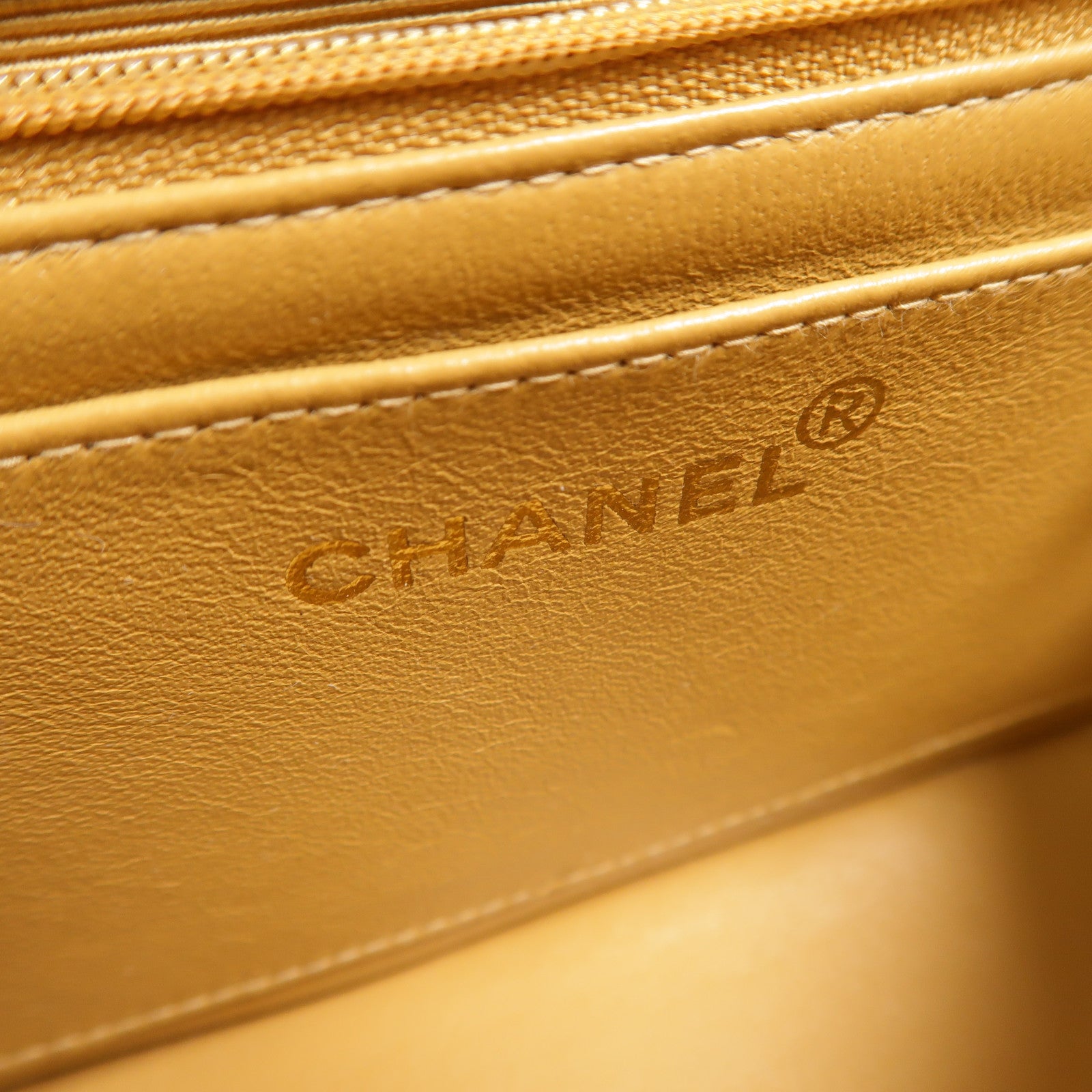 CHANEL 羊皮皮革Vintage Chain Shoulder鏈帶肩背袋