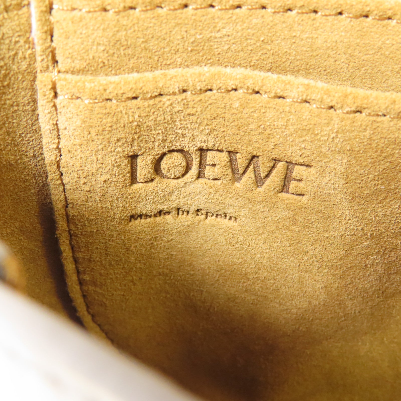 LOEWE 牛皮皮革Mini Gate Dual Bag銀扣肩背袋