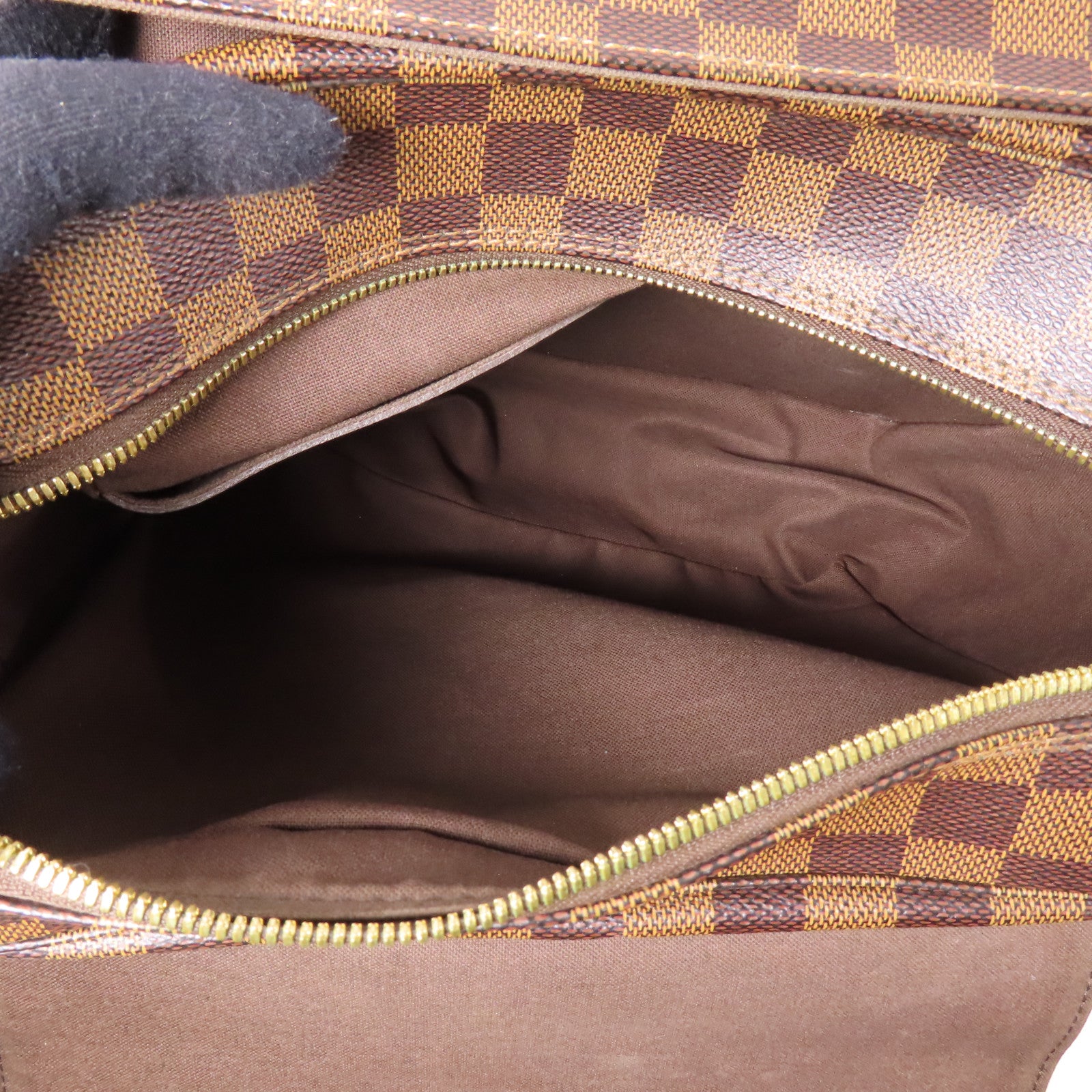 LOUIS VUITTON Damier Naviglio金扣肩背袋