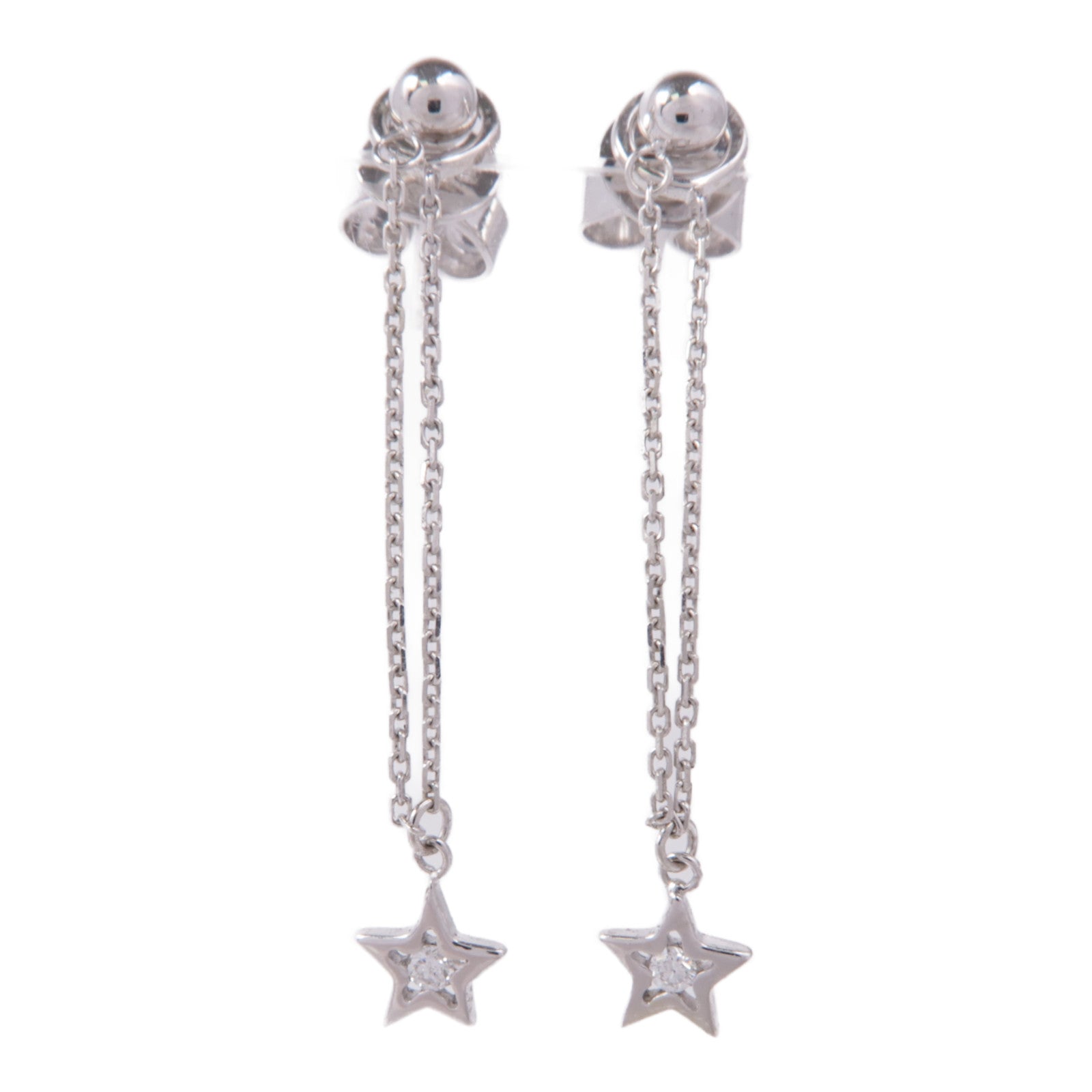 JEWELRY 【激減優惠】18K白金Diamond Earrings鑽石耳環