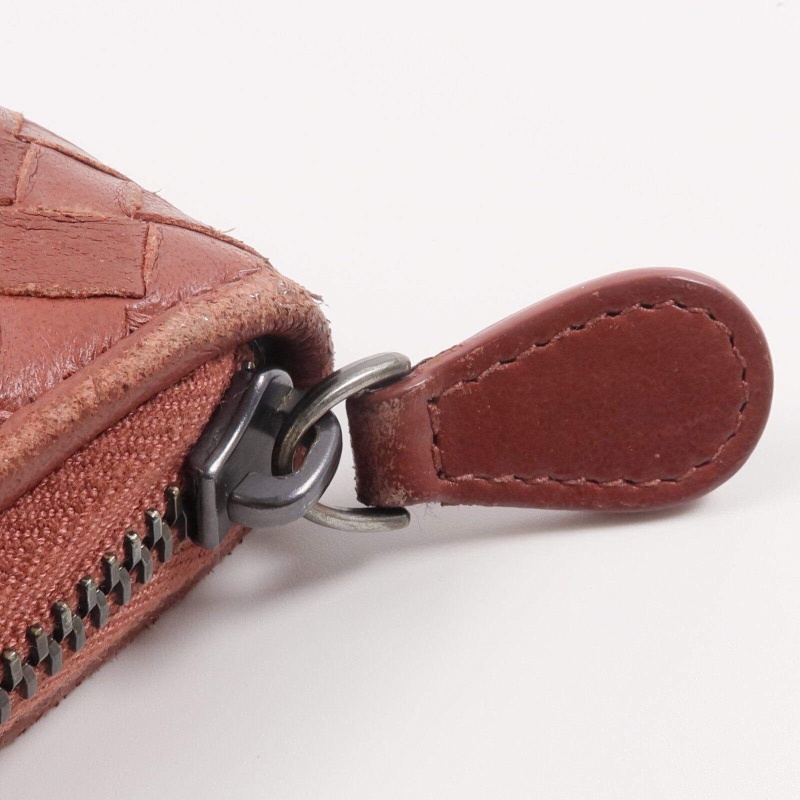 BOTTEGA VENETA 【激減優惠】織紋皮革Zipper Long Wallet長錢包