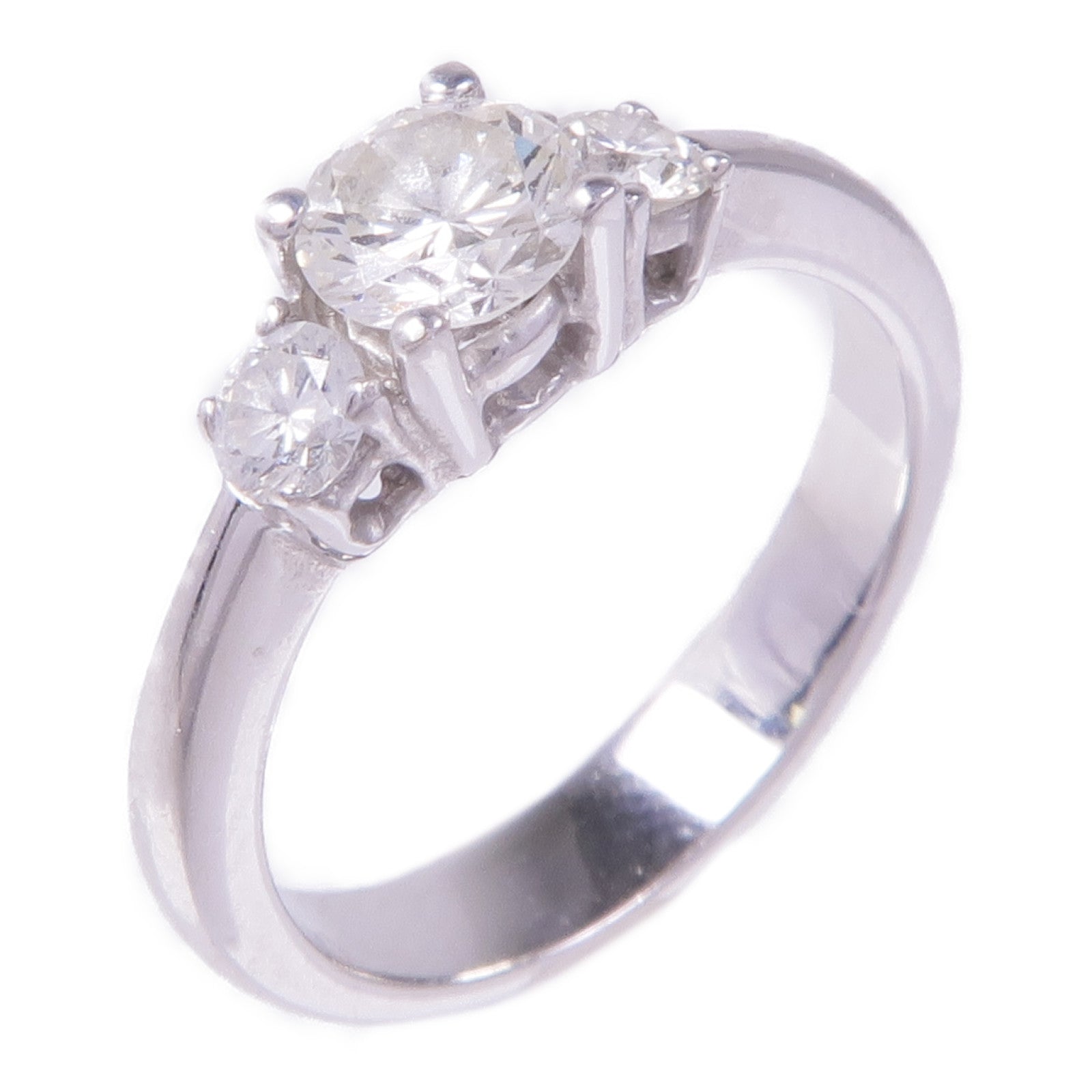 JEWELRY 【激減優惠】18K白金Diamond Ring鑽石戒指US#4.5